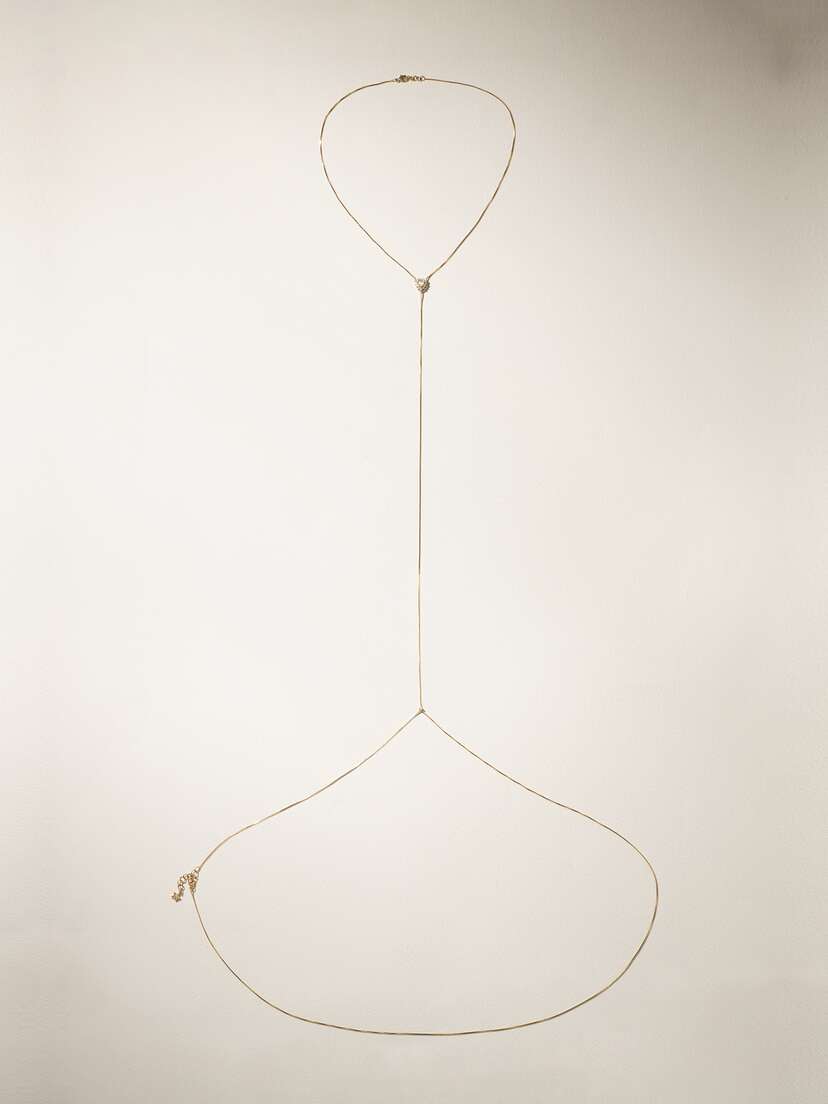 OFIRA 18-karat Gold Diamond Body Chain