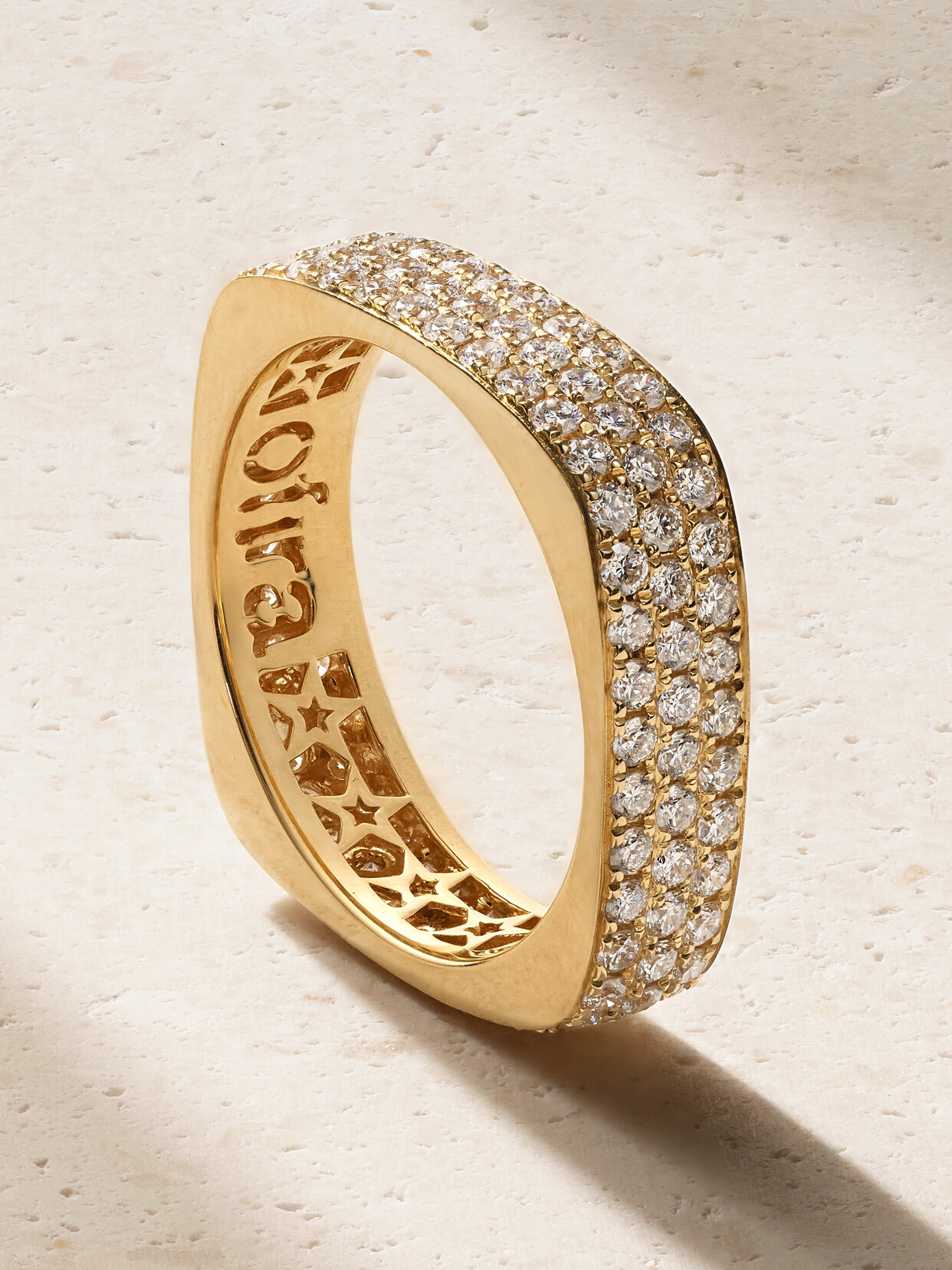 OFIRA - 18-karat Gold Diamond Ring - 6