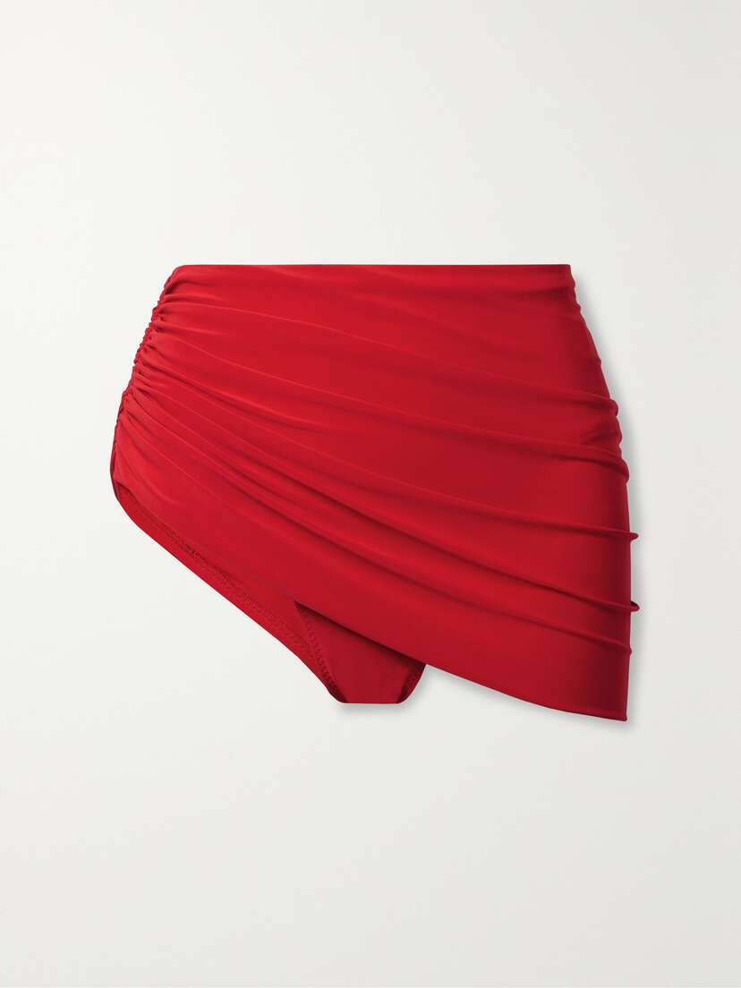 Norma Kamali Diana Ruched Bikini Briefs - x large