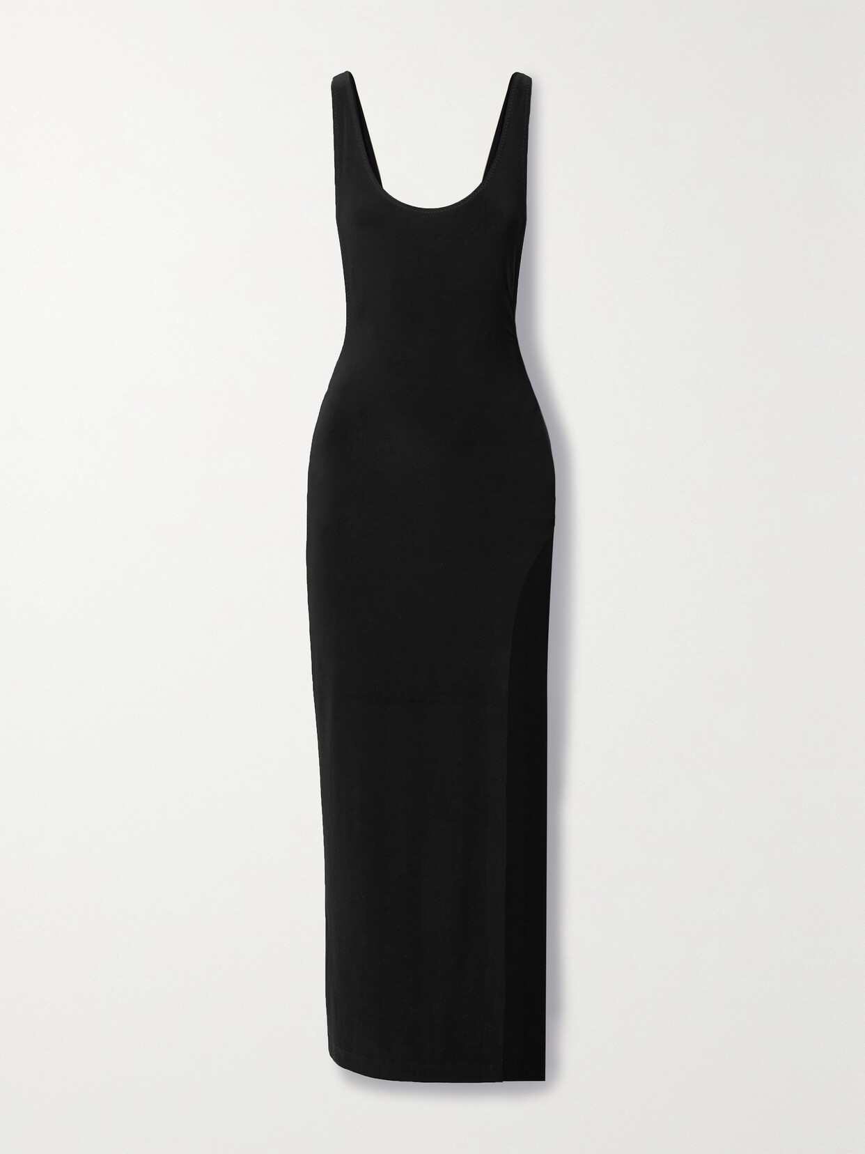 Norma Kamali - Marissa Stretch-jersey Midi Dress - Black