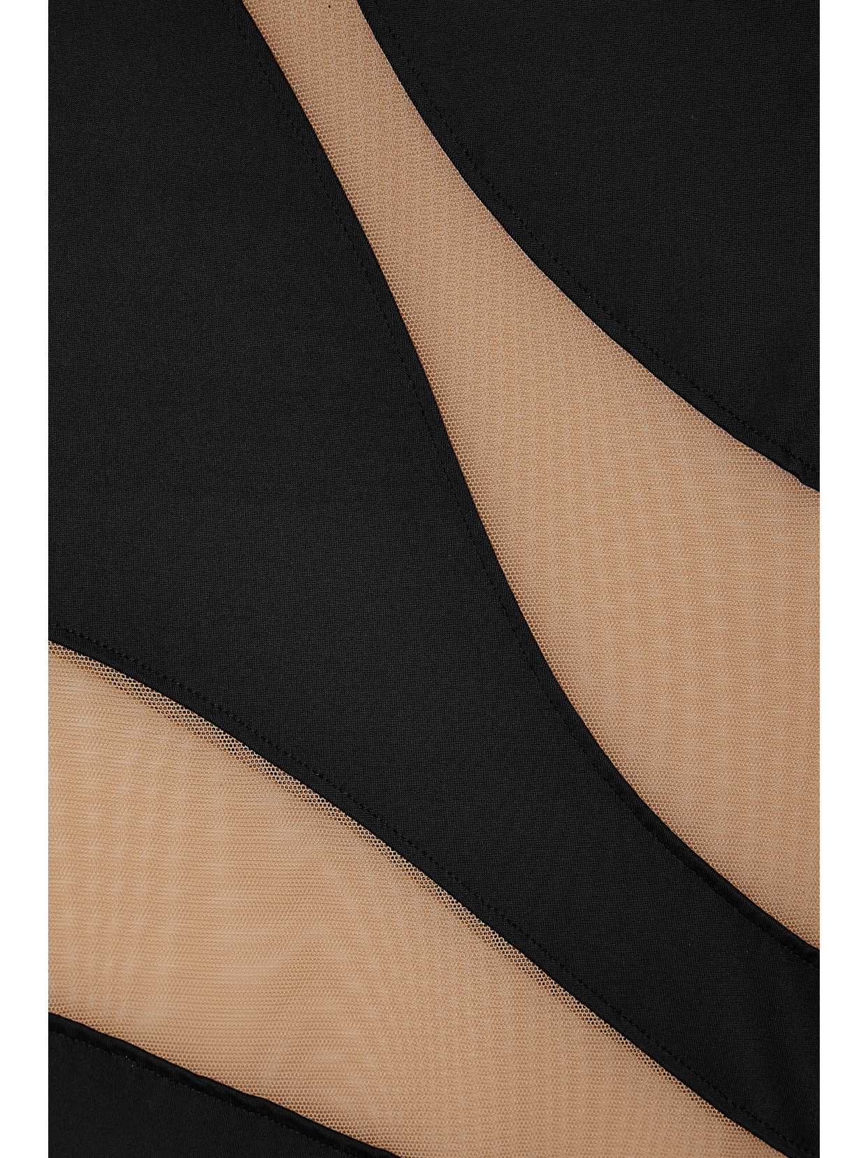 Norma Kamali Snake One-shoulder Mesh-paneled Stretch-jersey Jumpsuit In Black