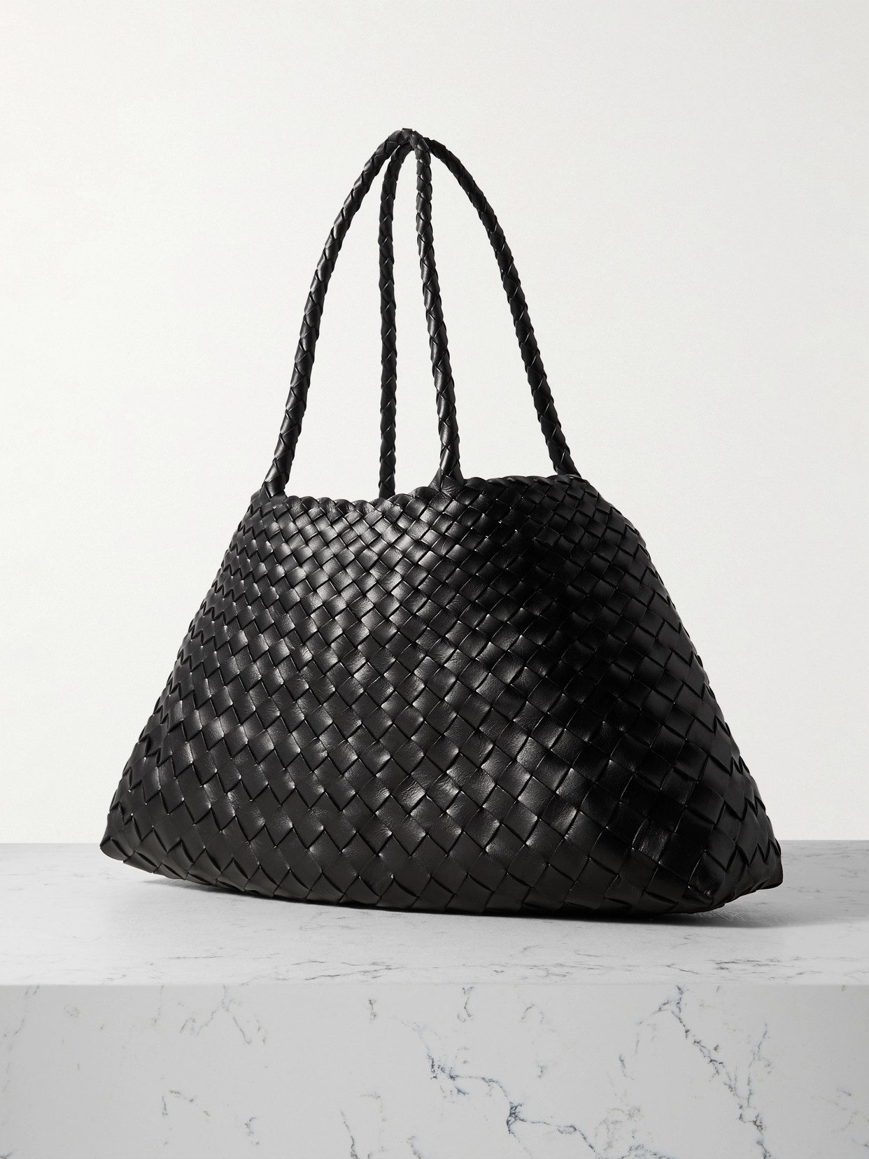 Santa Croce Big Woven Leather Tote