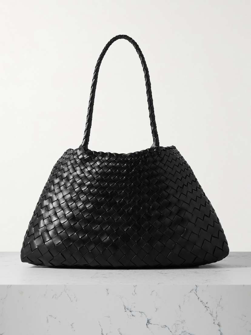 Dragon Diffusion Santa Croce Big Woven Leather Tote
