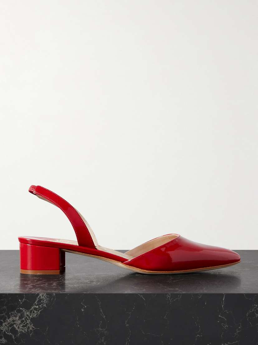 Manolo Blahnik Aspro 30 Patent-leather Pumps