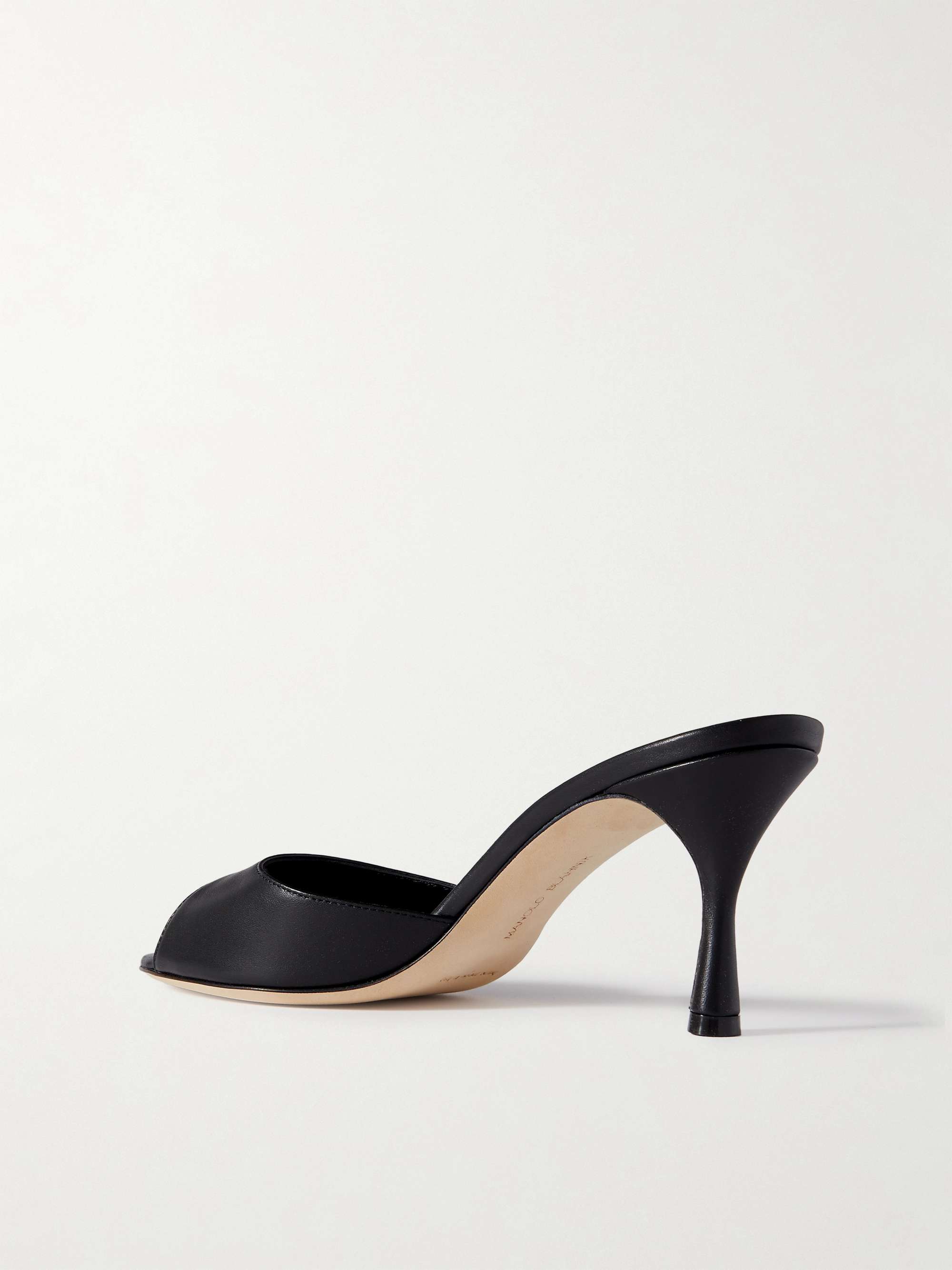 MANOLO BLAHNIK Jada 70 leather mules