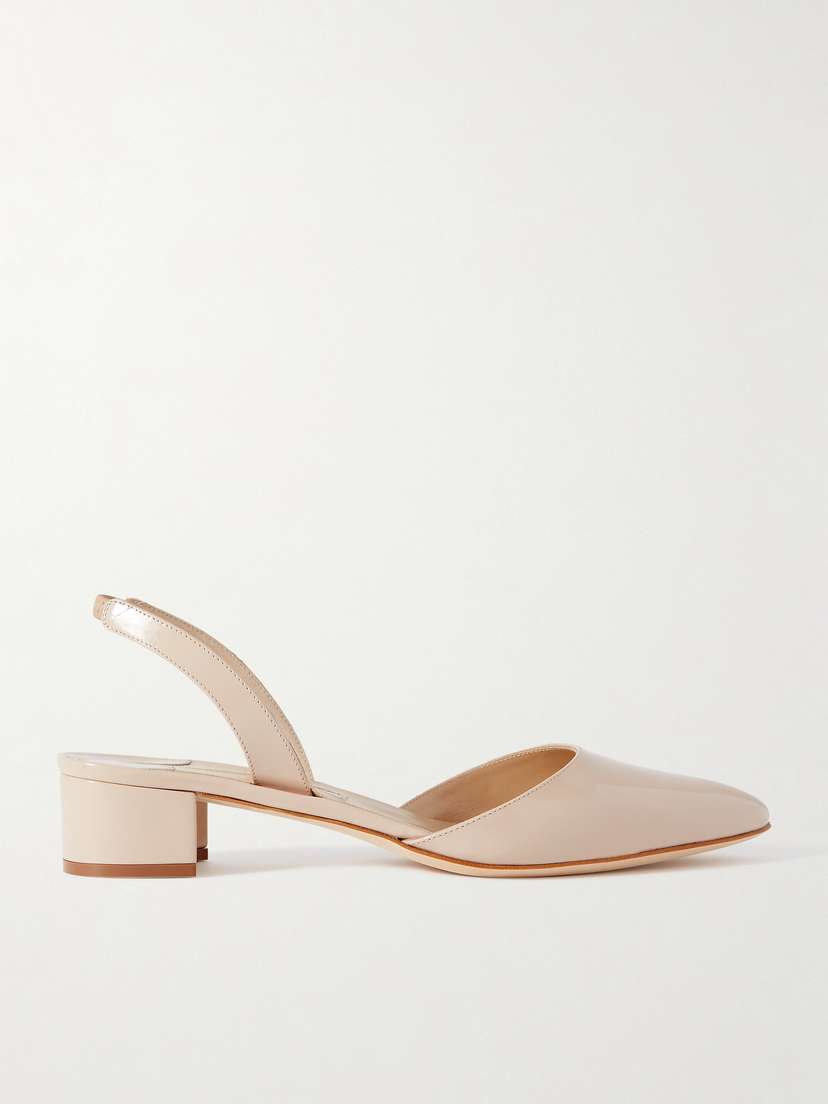 Manolo Blahnik Aspro 30 Patent-leather Pumps