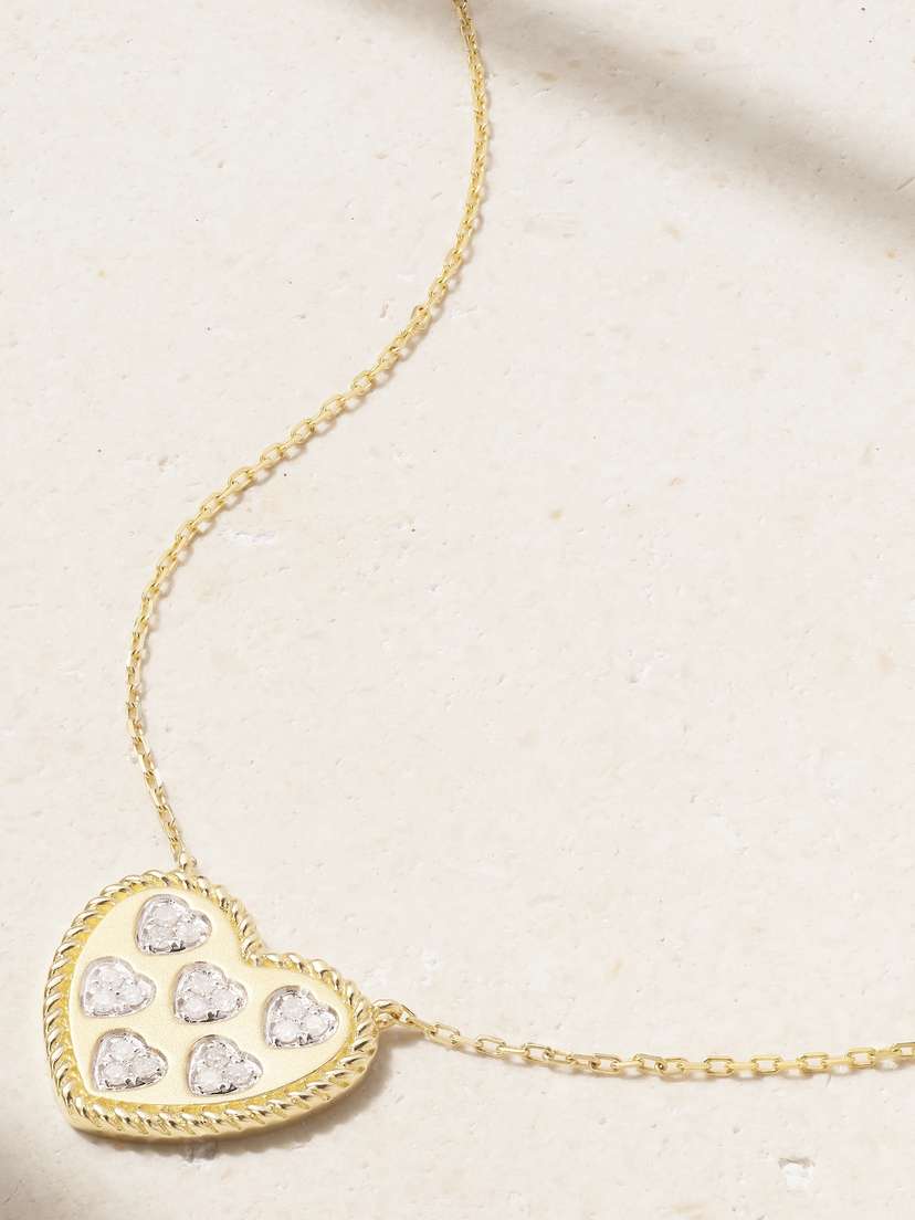 Yvonne Léon 9-karat Gold Diamond Necklace