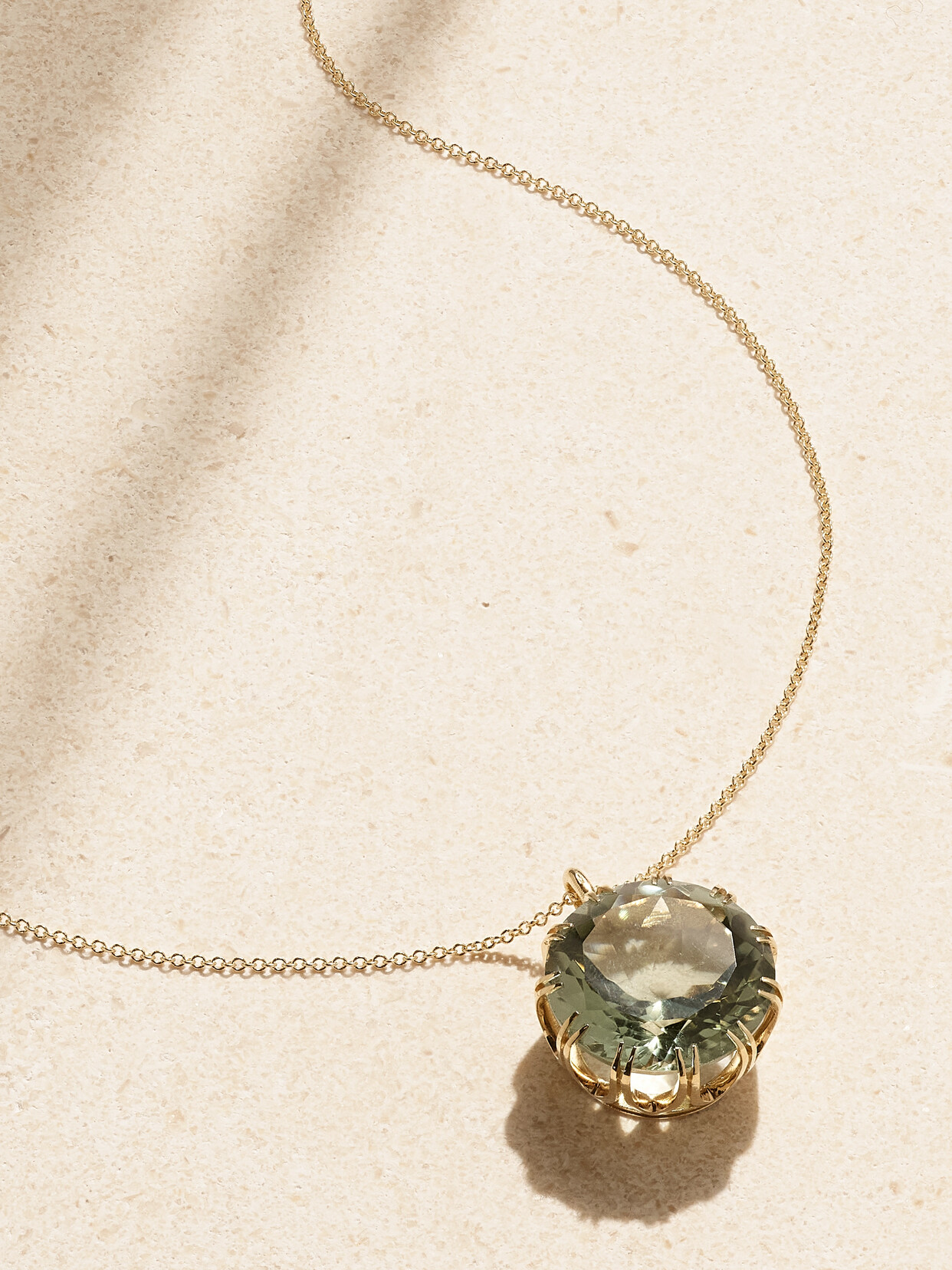 Ileana Makri - Crown 18-karat Gold Amethyst Necklace - One size
