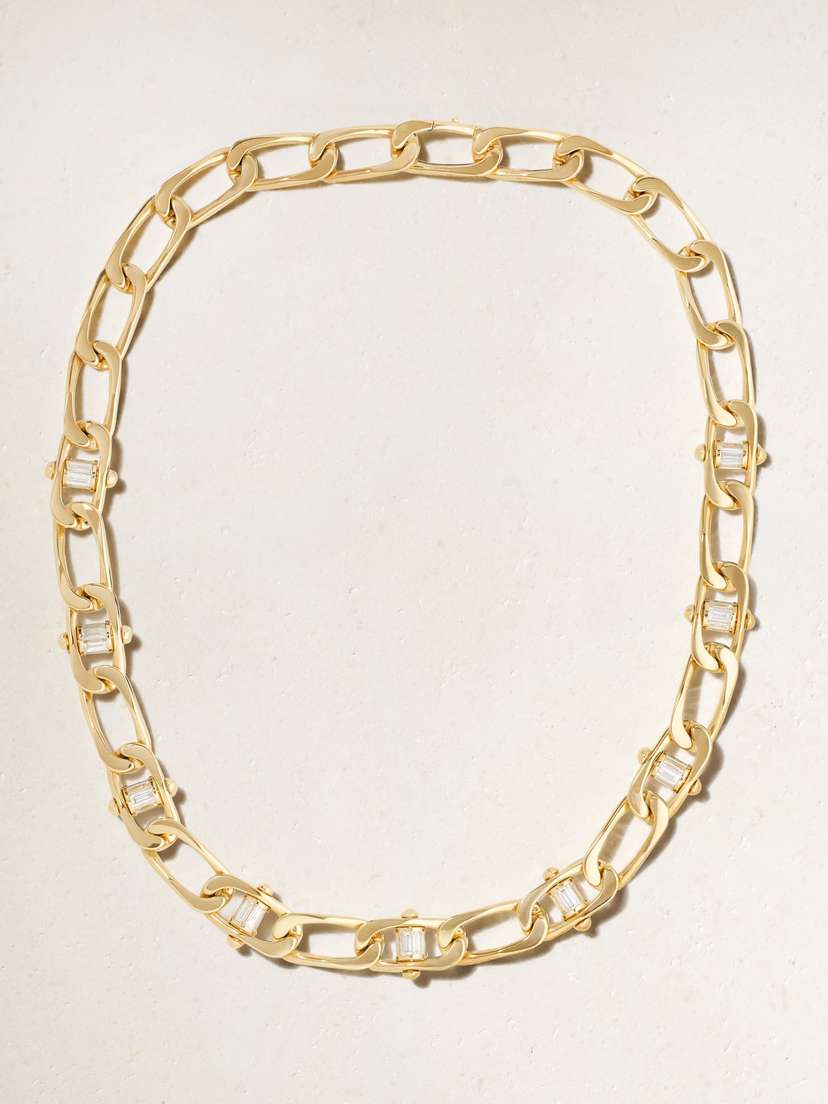 Foundrae 18-karat Gold Diamond Necklace