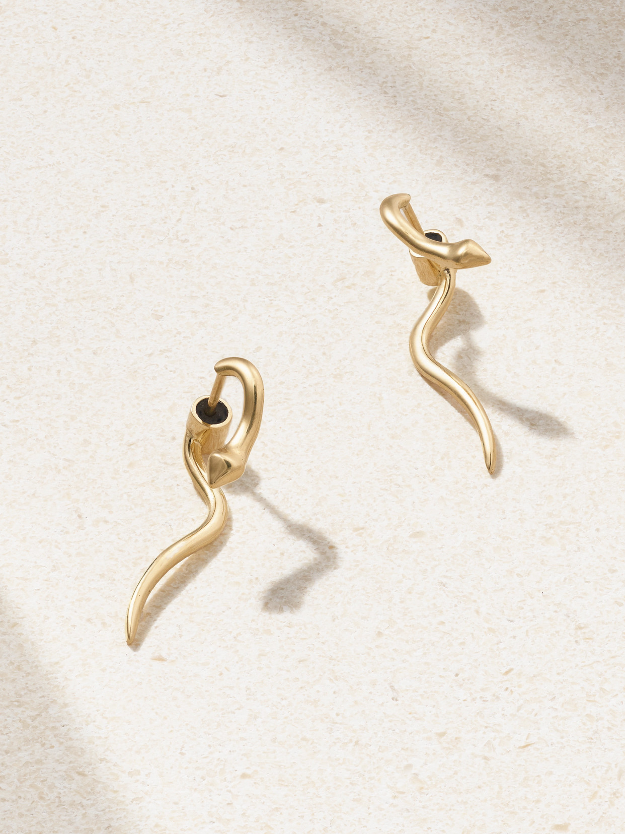 Ileana Makri Boa 18-karat Gold Earrings