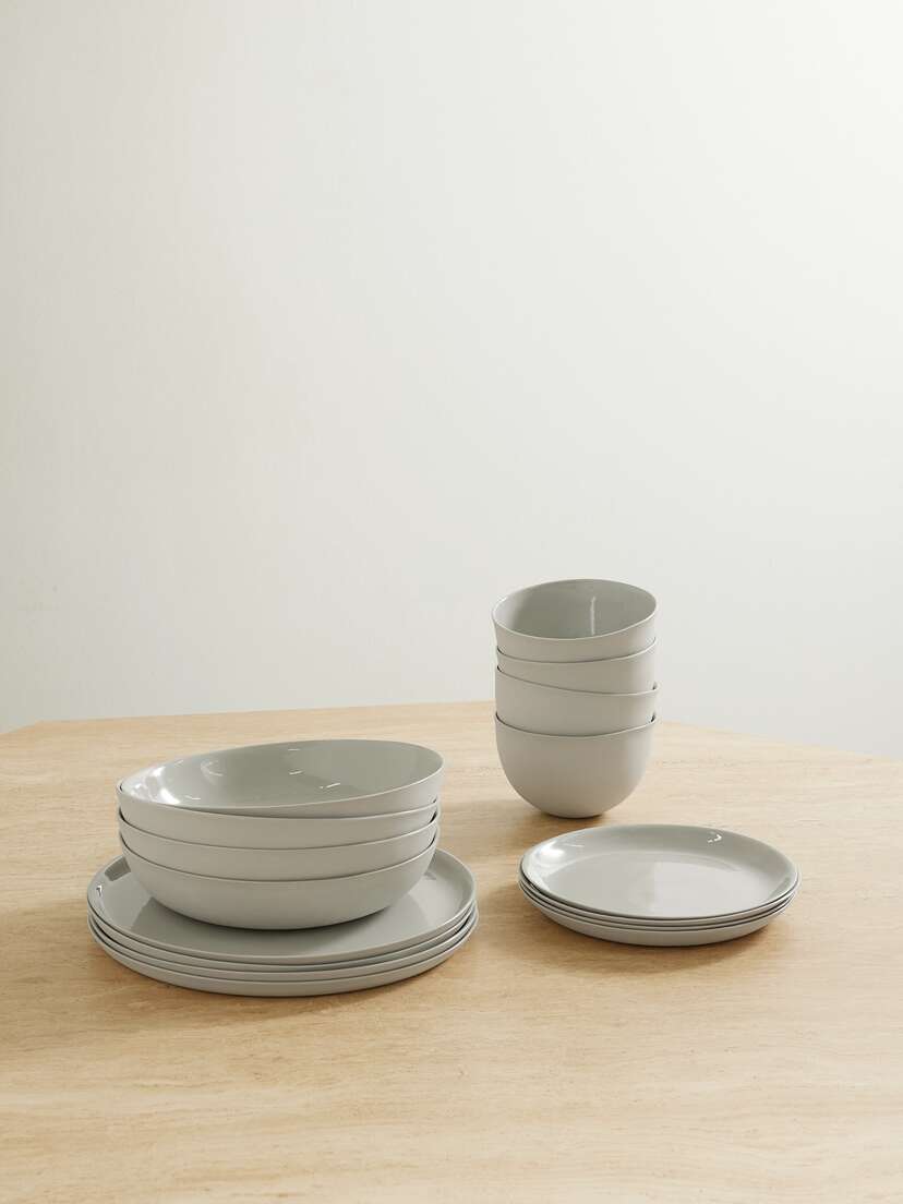 Mud Australia + Net Sustain Classic 16-piece Porcelain Dinner Set
