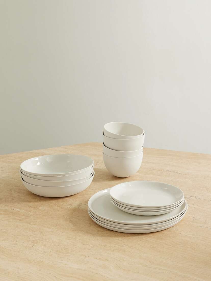 Mud Australia + Net Sustain Classic 16-piece Porcelain Dinner Set