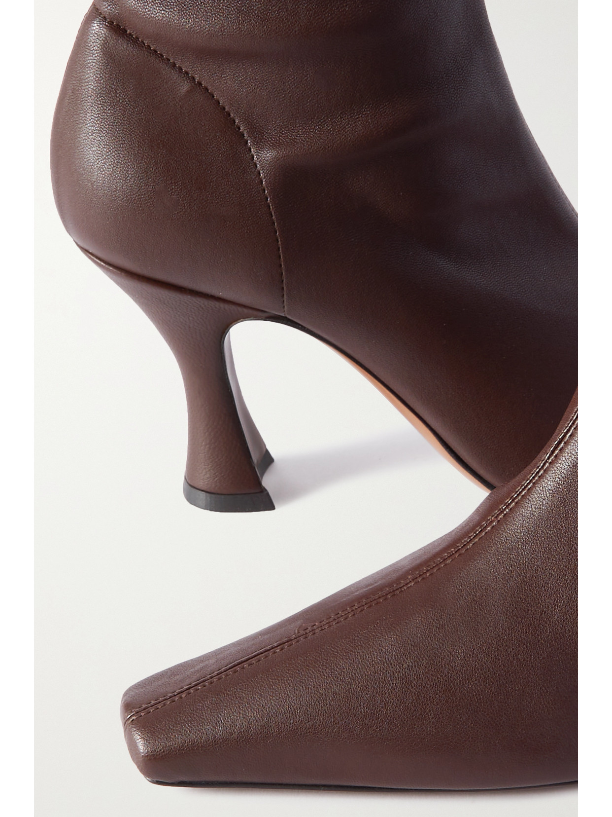 Ran Stretch-Leather Ankle Boots