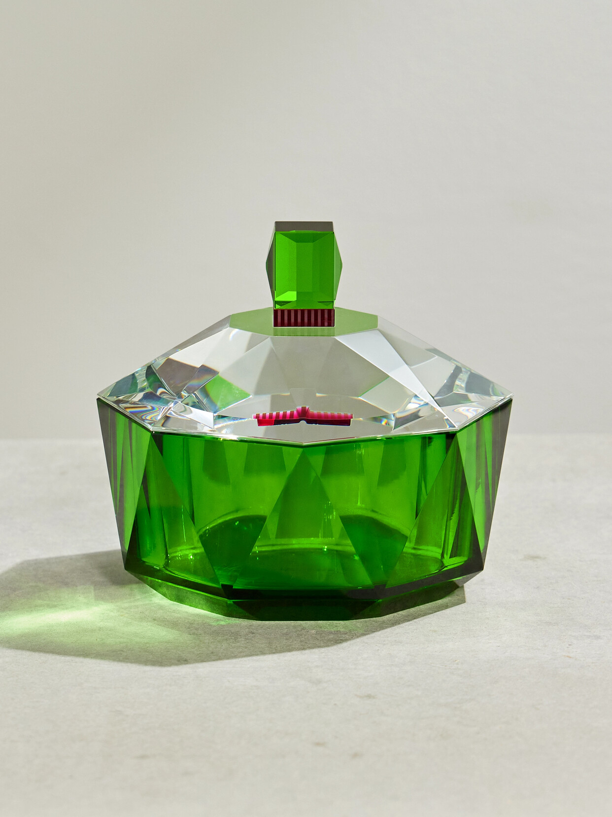 Reflections Copenhagen New Haven Crystal Jar In Green