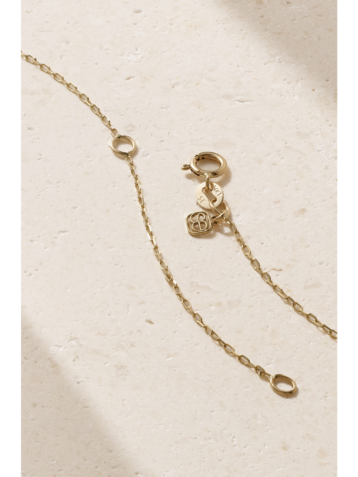 Sydney Evan Cocktail Bar 14-karat Gold, Sapphire And Diamond Necklace In Gold