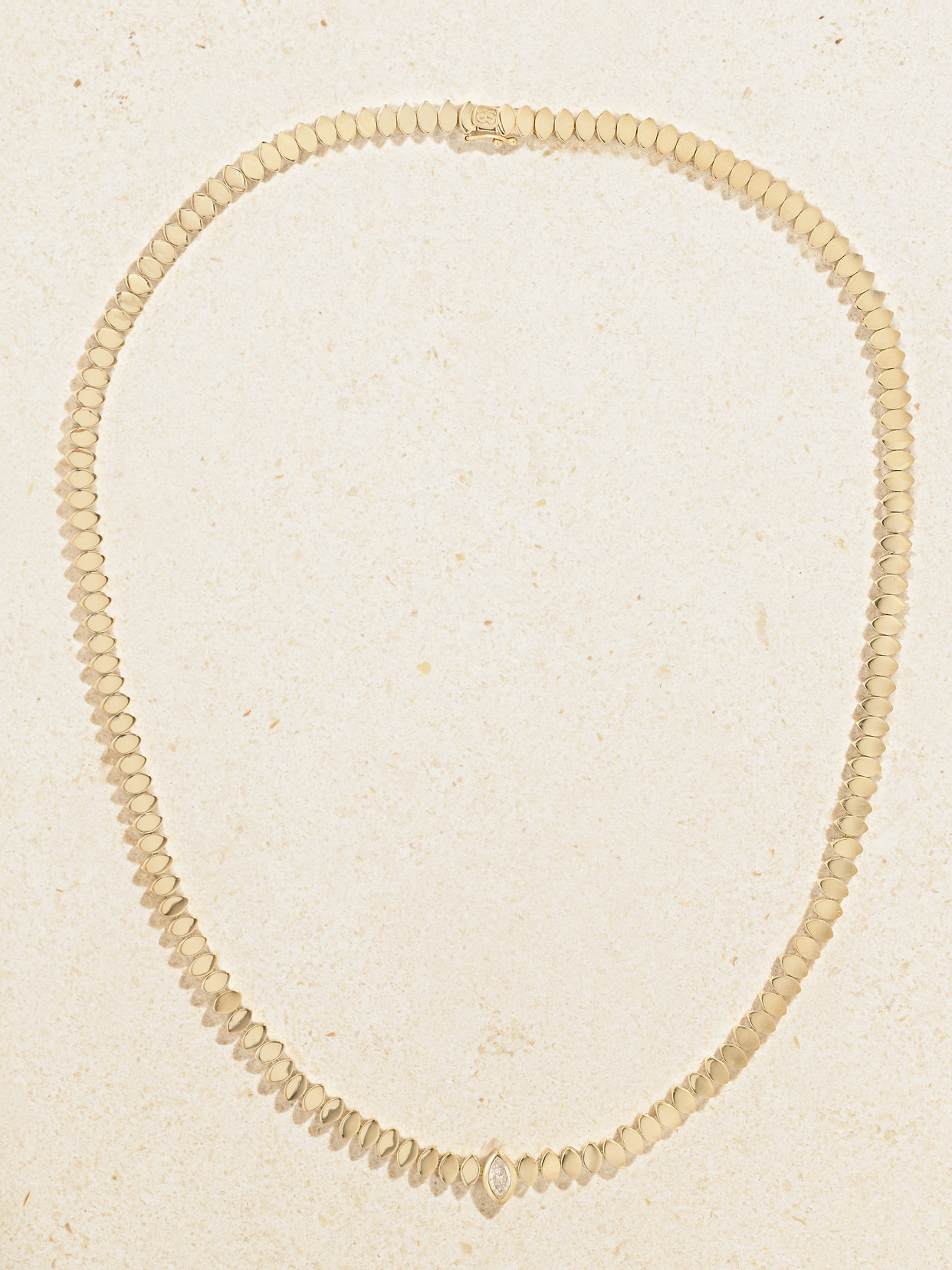 Sydney Evan 14-karat Gold Diamond Necklace