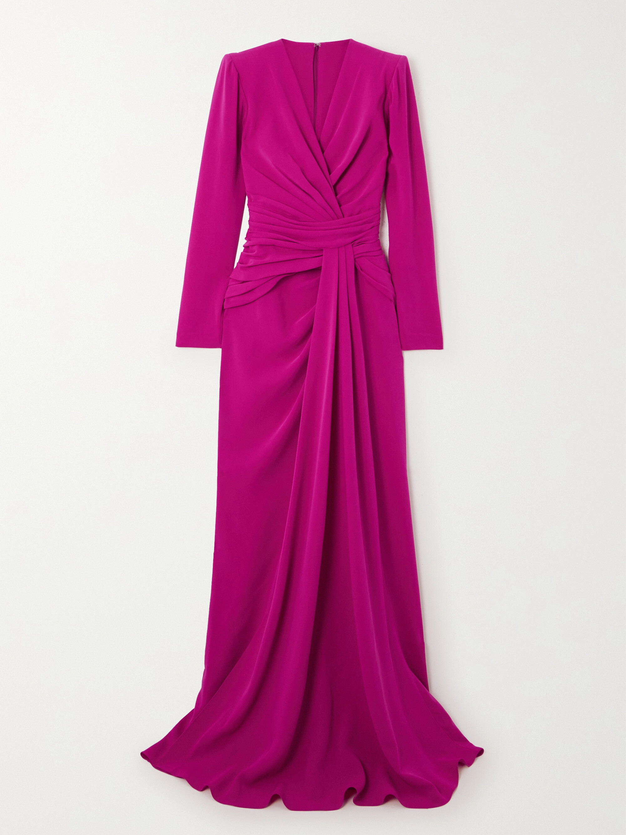 Zuhair Murad Gathered cady gown thumbnail