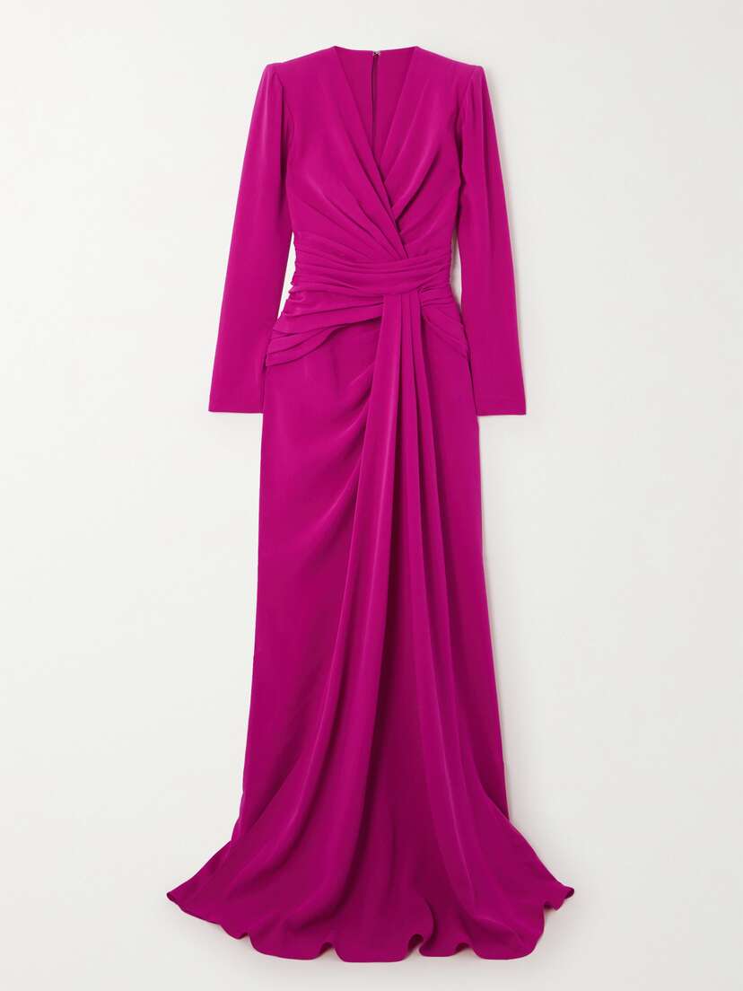 Zuhair Murad Gathered Cady Gown