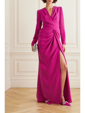 Zuhair Murad Gathered cady gown