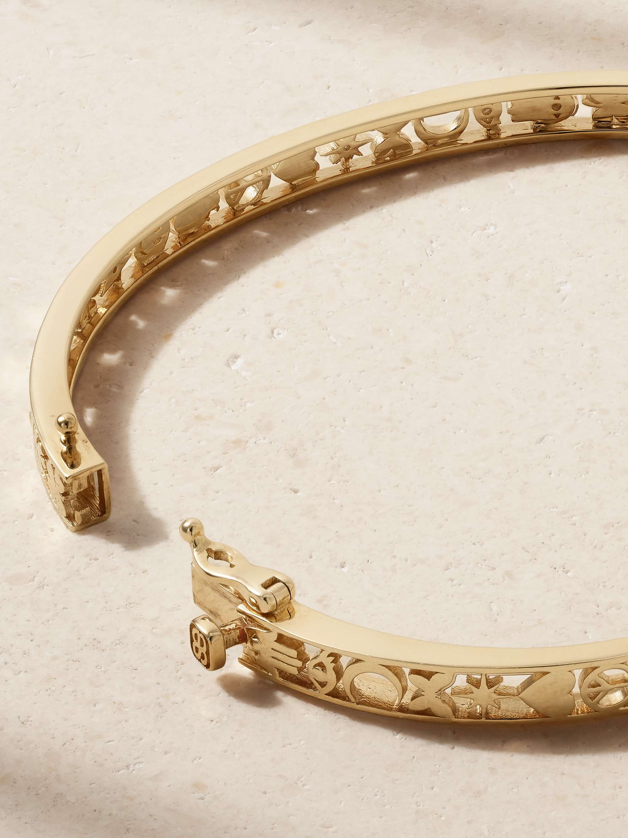SYDNEY EVAN Icon 14-karat gold diamond bangle