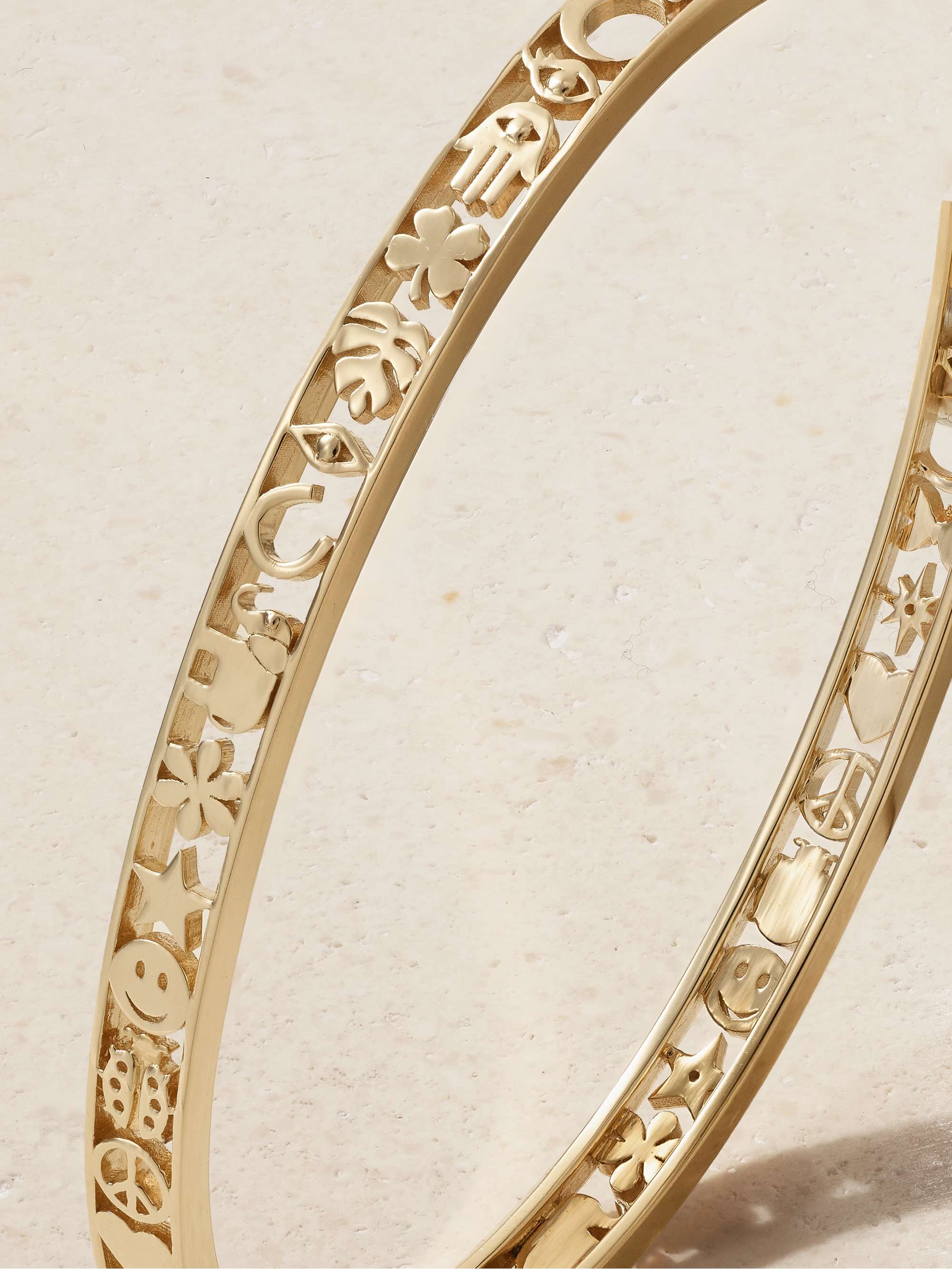 SYDNEY EVAN Icon 14-karat gold diamond bangle