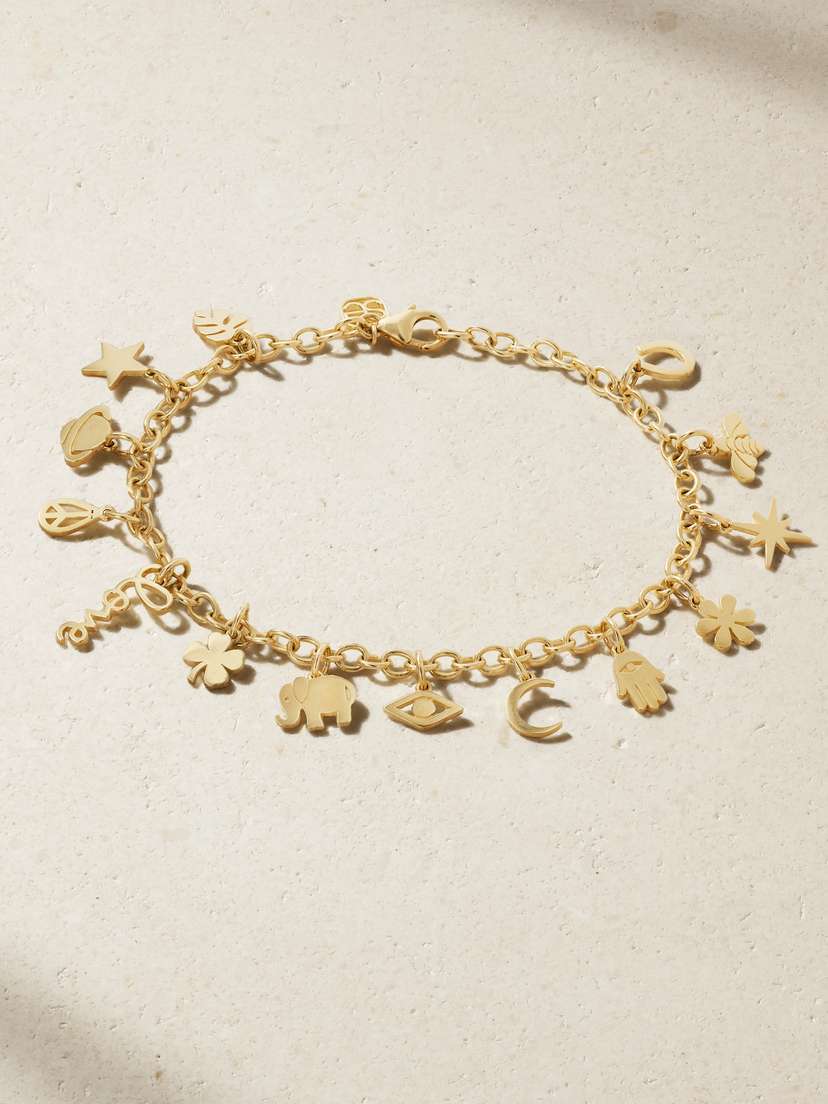 Sydney Evan 14-karat Gold Bracelet