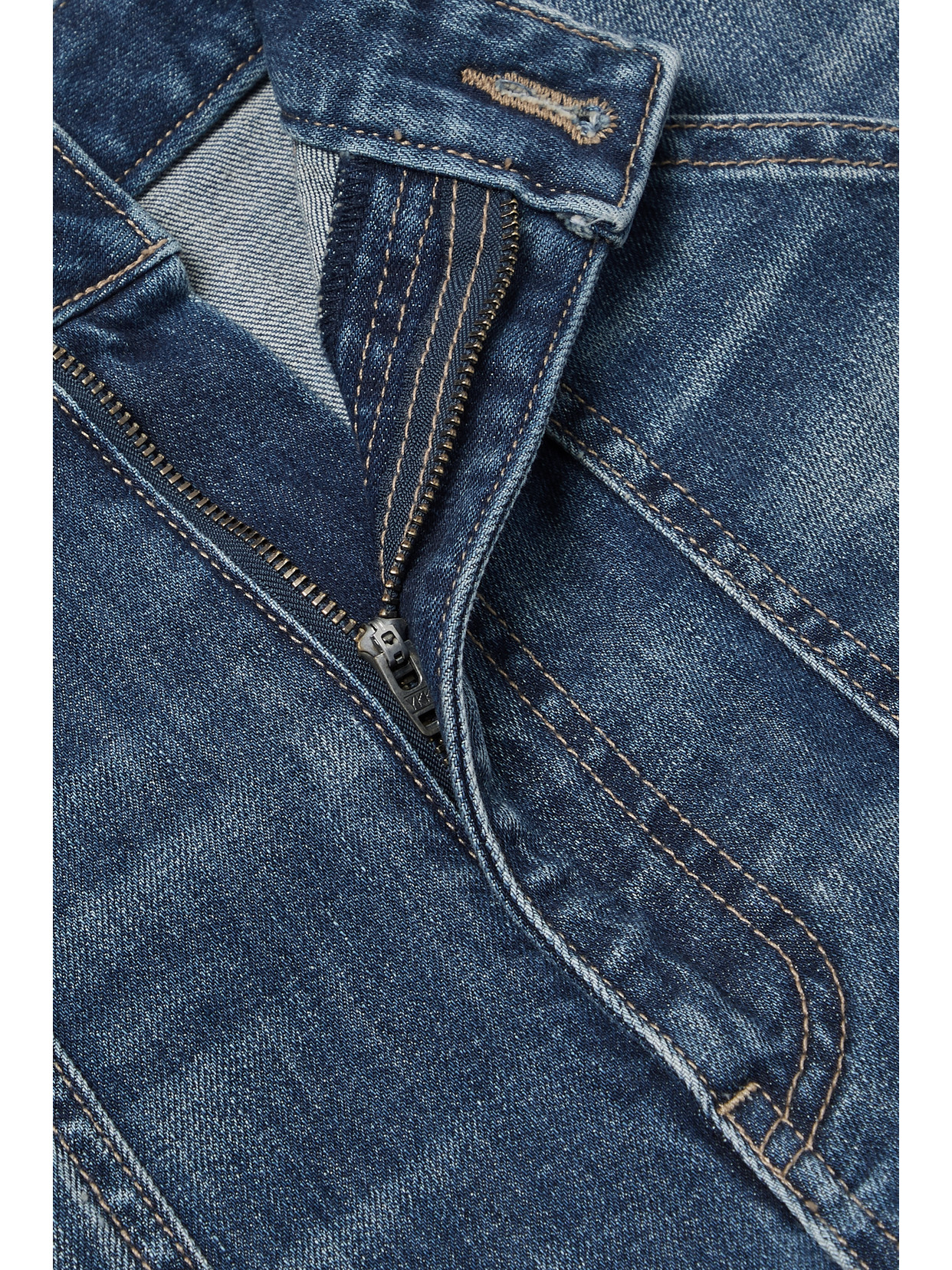 Shop Nili Lotan Quentin High-rise Wide-leg Jeans In Blue