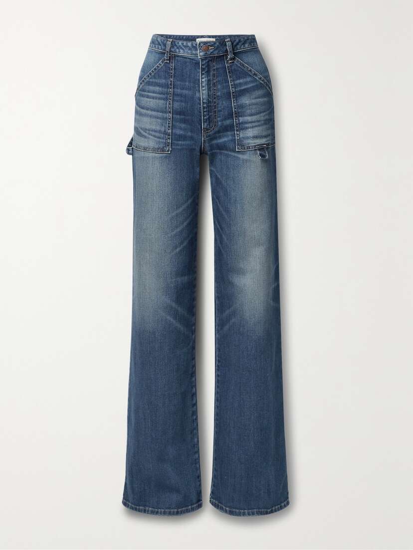 Nili Lotan Quentin High-rise Wide-leg Jeans
