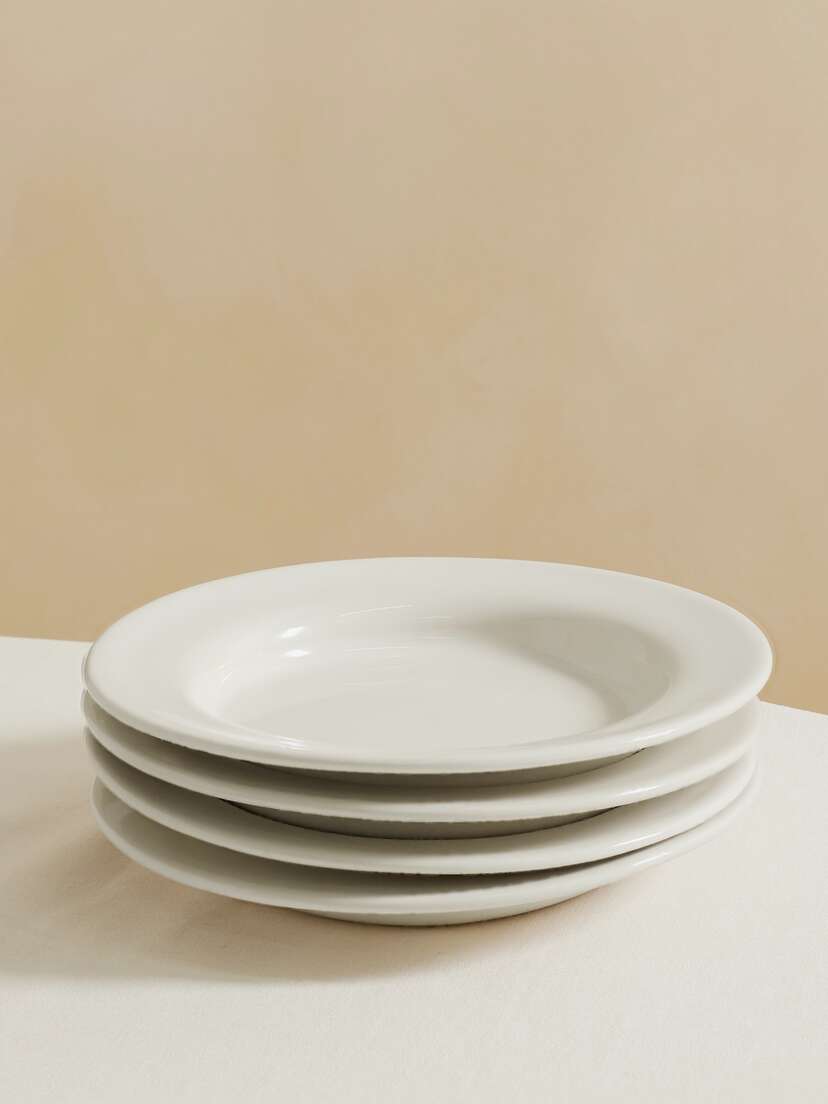 LOUISE ROE + Sophia Roe S.r Collection Set Of Four Ceramic Lunch Plates