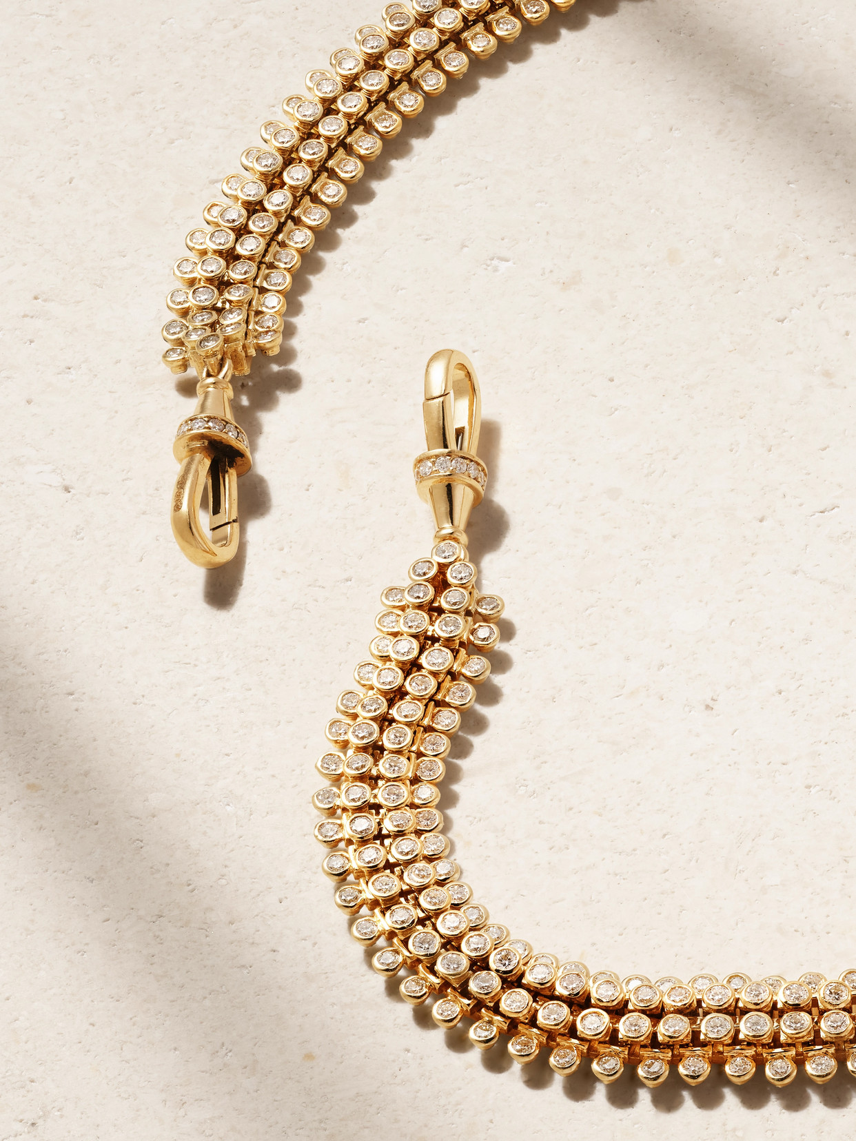 Marie Lichtenberg 18-karat Gold Diamond Necklace In Gold