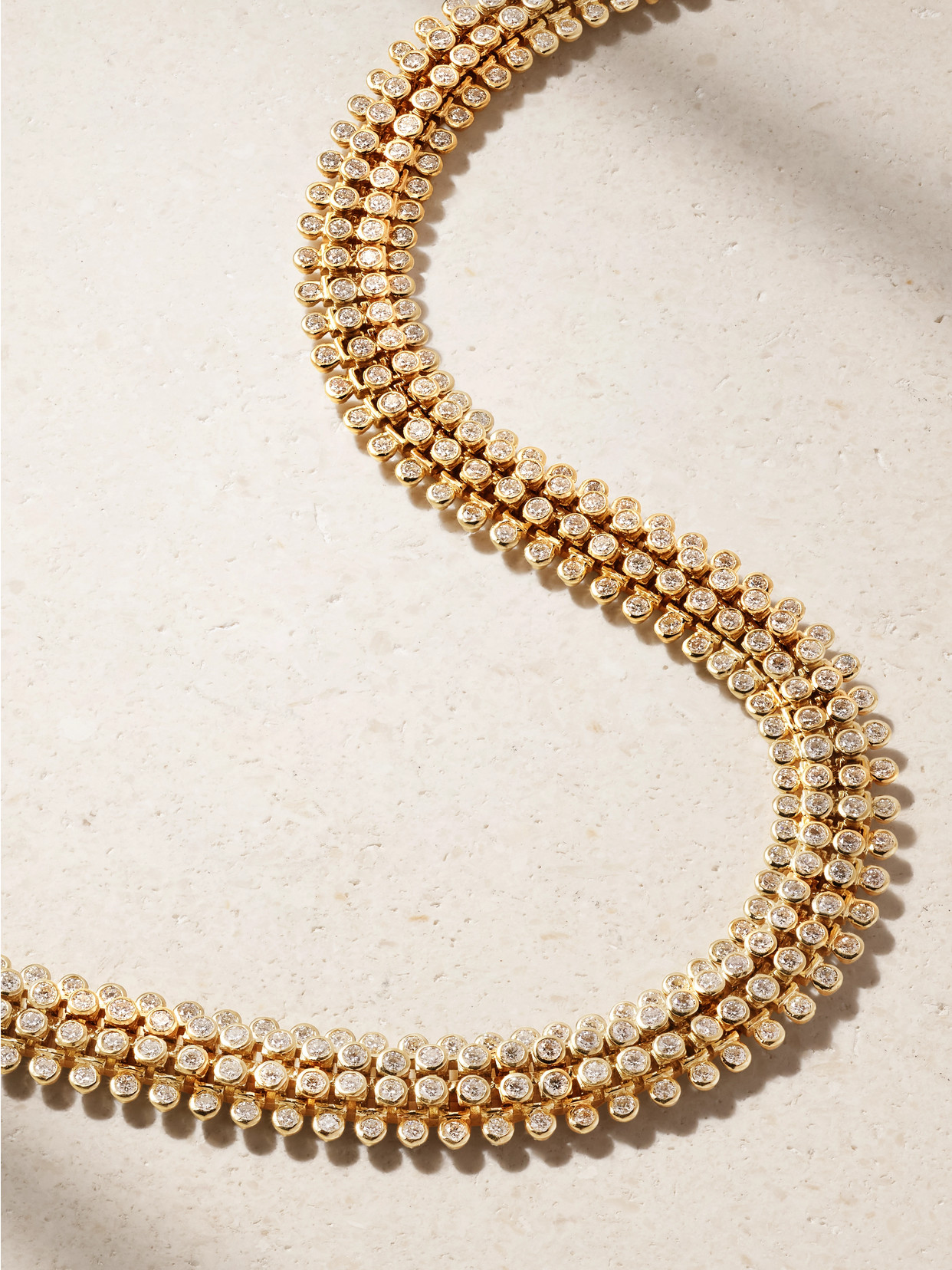 Marie Lichtenberg 18-karat Gold Diamond Necklace In Gold