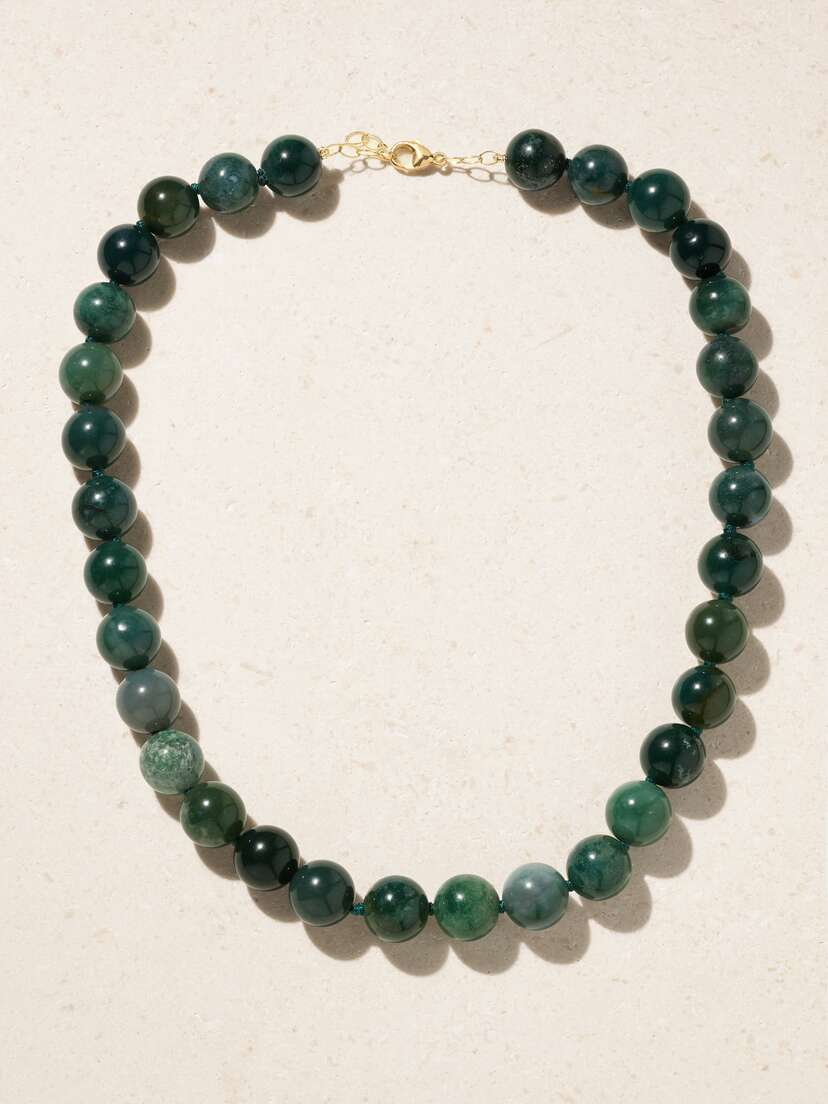 JIA JIA 14-karat Gold Agate Necklace