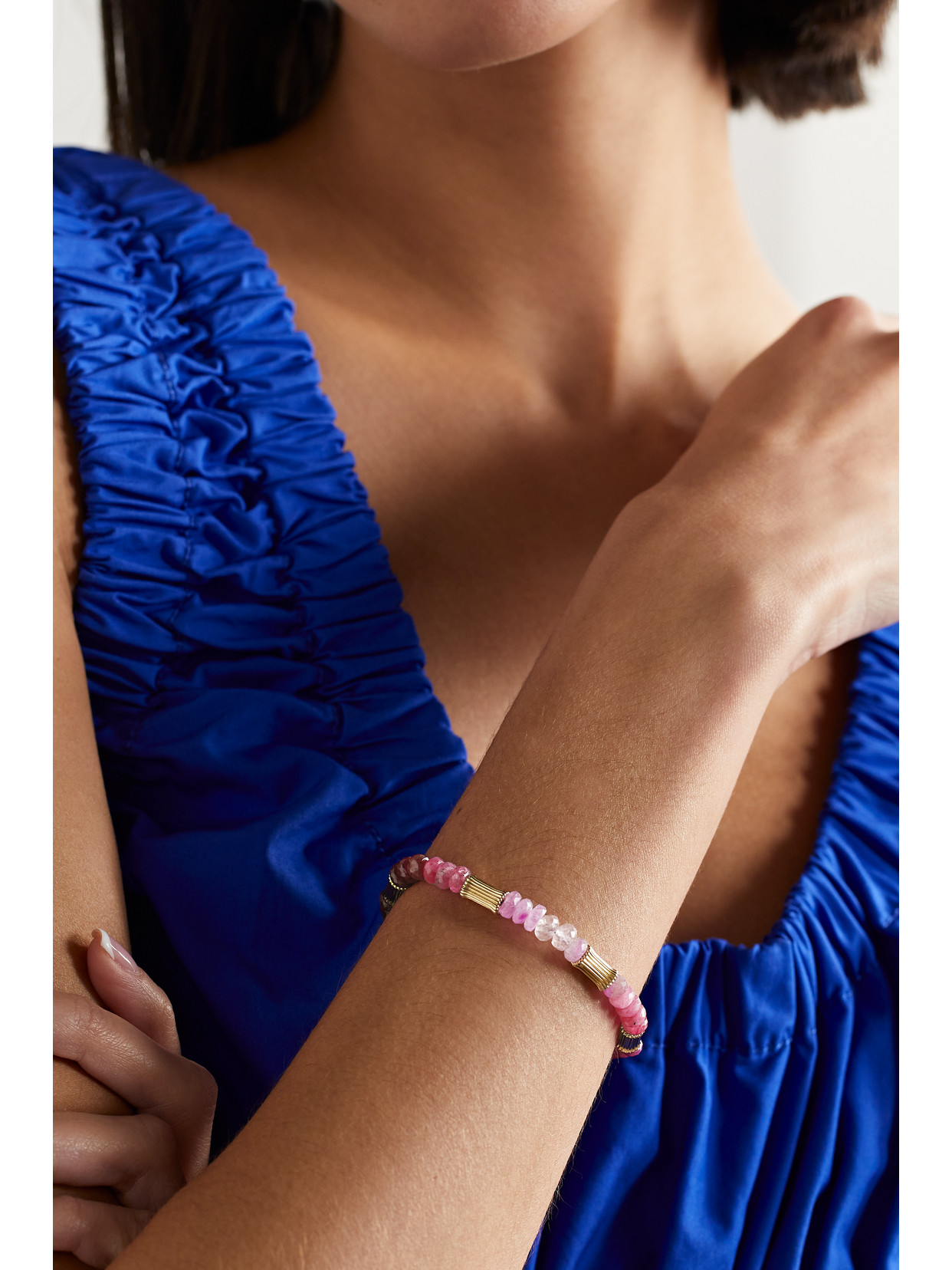 Jia Jia Jumbo 14-karat Gold Ruby Bracelet In Red