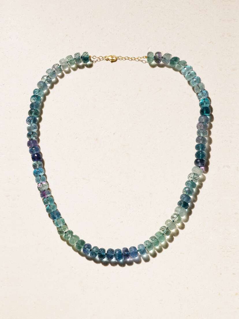 JIA JIA 14-karat Gold Fluorite Necklace