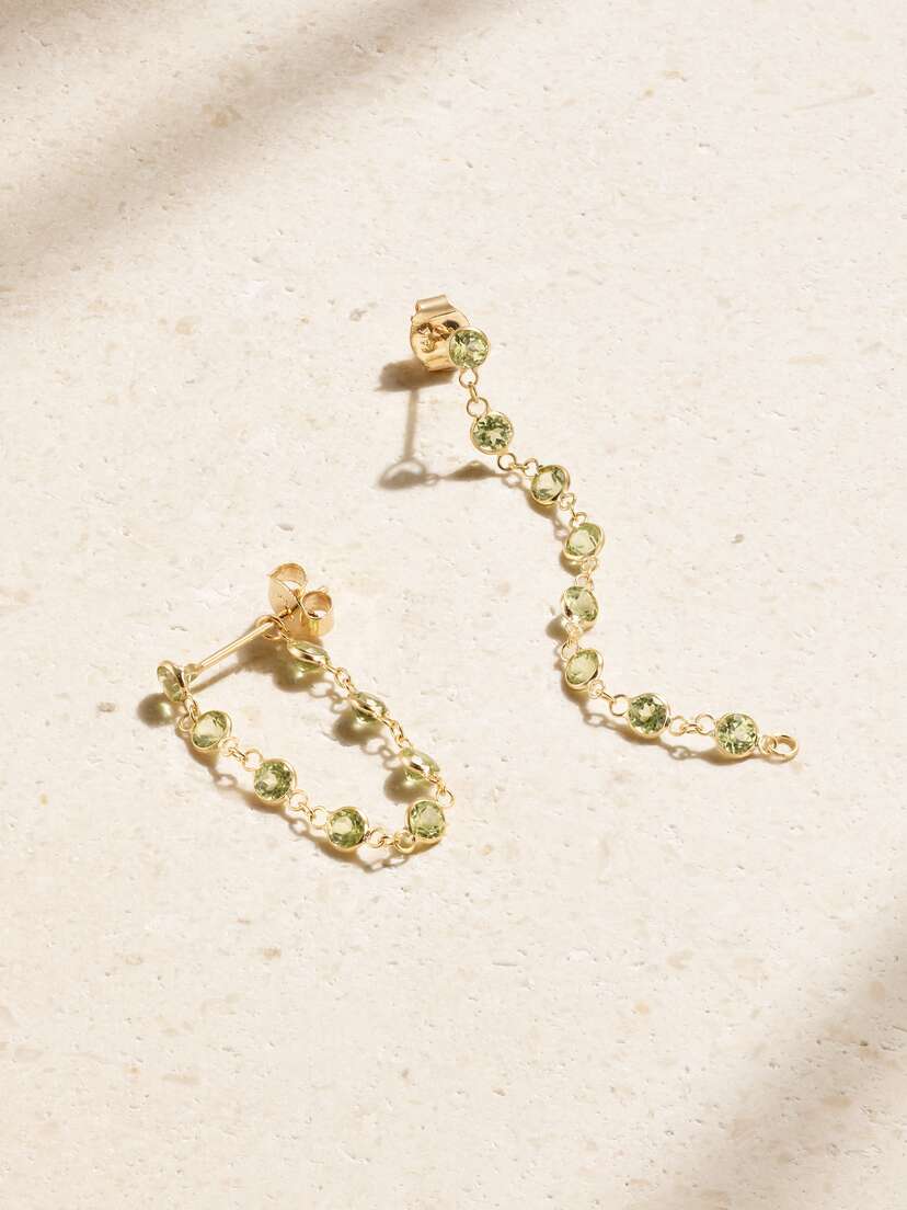 JIA JIA 14-karat Gold Peridot Earrings