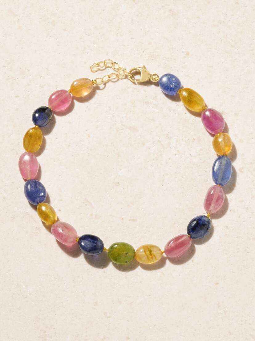 JIA JIA Arizona Rainbow 14-karat Gold Sapphire Bracelet