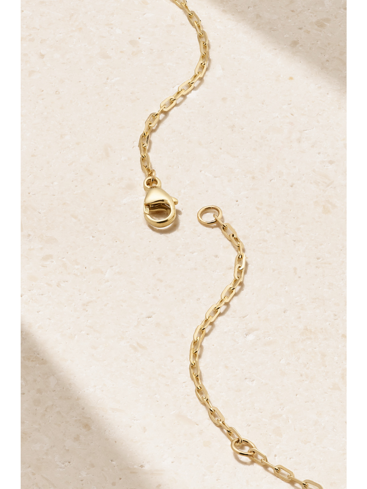 Jia Jia 14-karat Gold Crystal Necklace In Gold