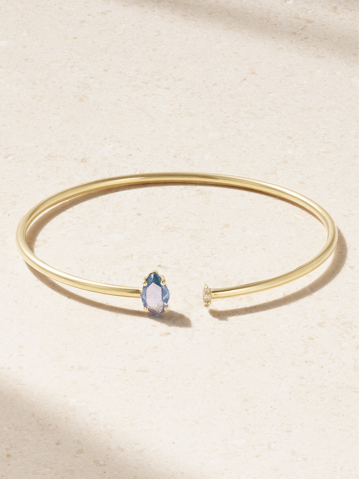 JIA JIA - 14-karat Gold, Sapphire And Diamond Cuff - Blue