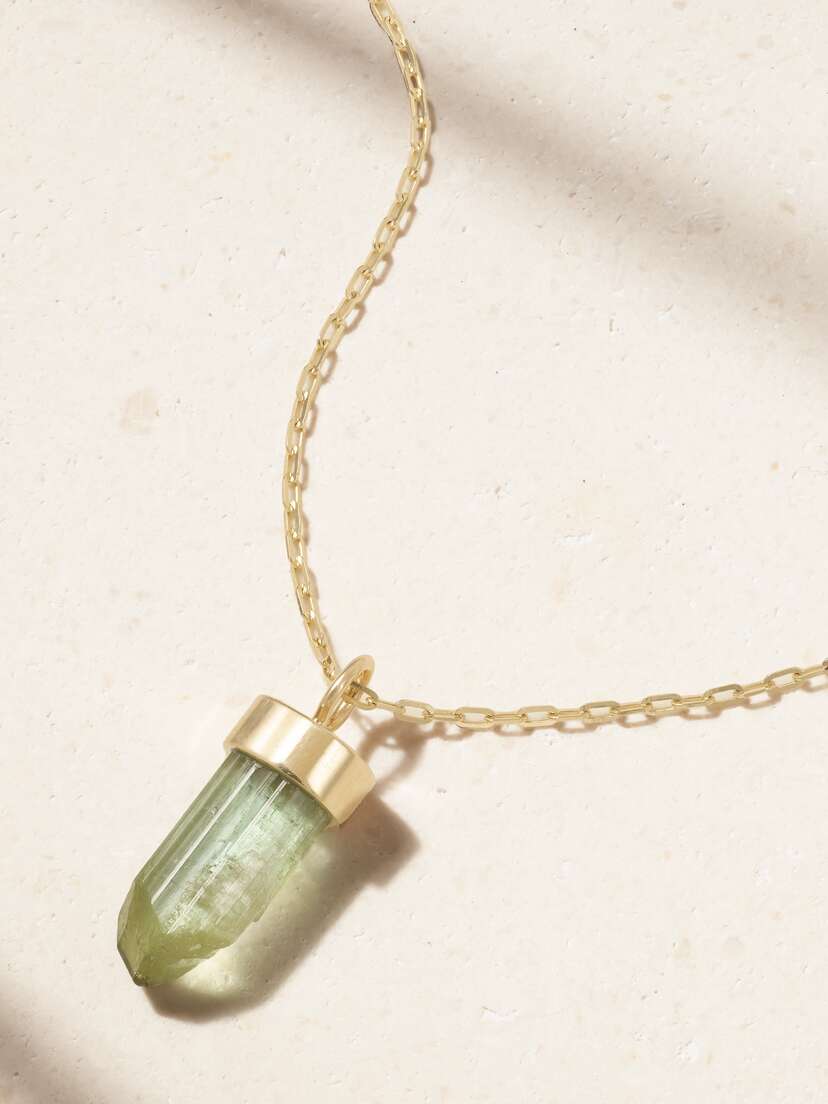 JIA JIA 14-karat Gold Tourmaline Necklace