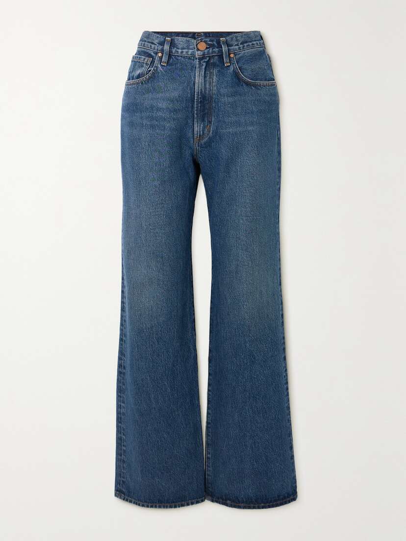 GOLDSIGN + Net Sustain The Tanner Organic High-rise Straight-leg Jeans