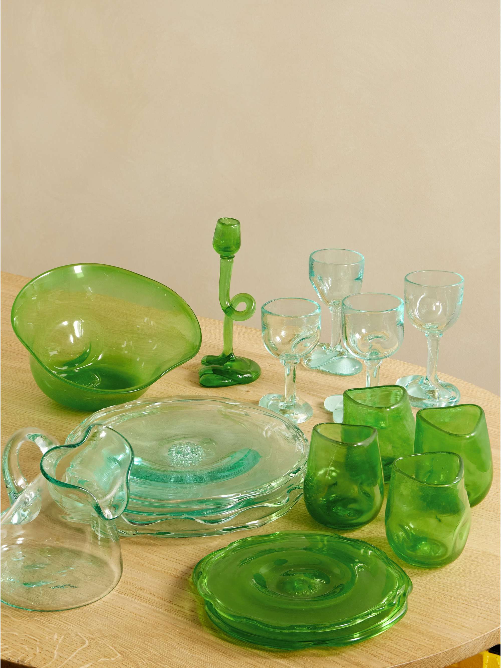 COMPLETEDWORKS 17-piece glass dinner set | NET-A-PORTER