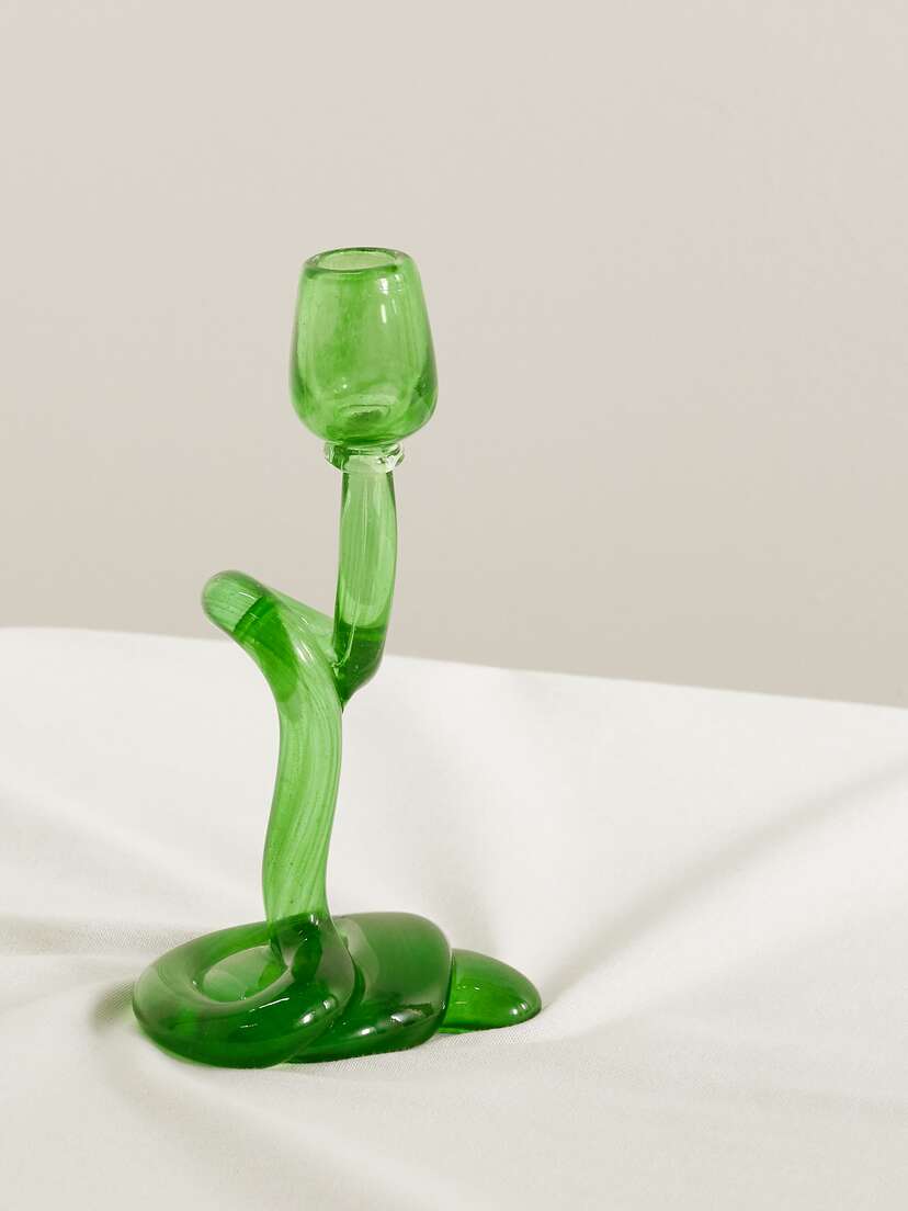Completedworks Thaw Recycled-glass Candlestick