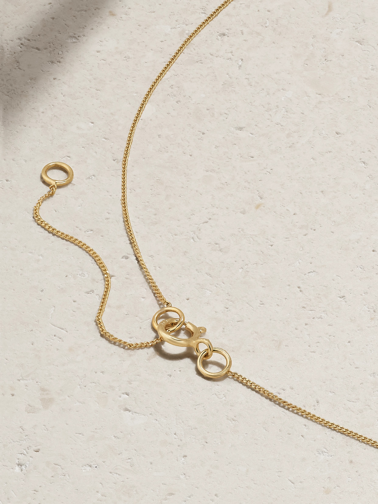 Pascale Monvoisin Bettina 9-karat Gold, Sterling Silver And Diamond Necklace In Gold