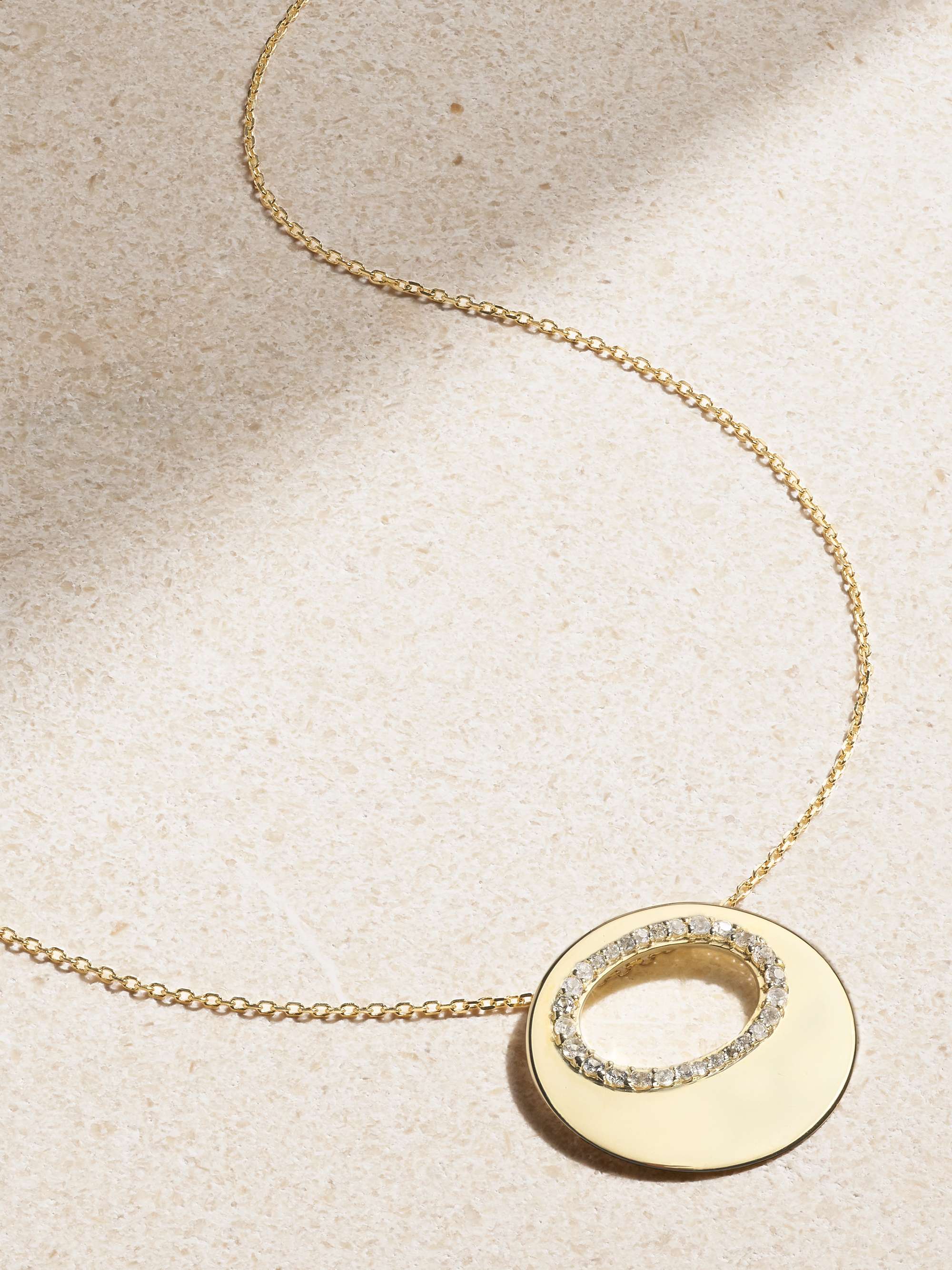 PASCALE MONVOISIN シグネチャーネックレス PASCALE MONVOISIN Gaia N°1 Collier 9-karat gold, moonstone