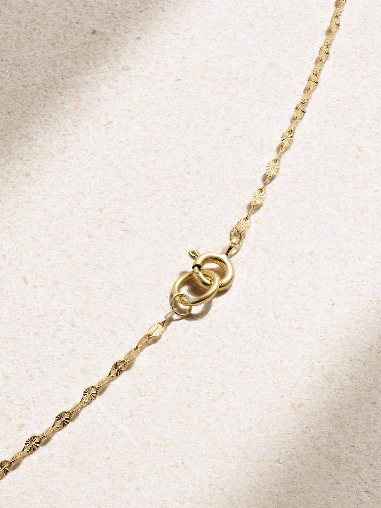 Pascale Monvoisin Gaia N°1 Collier 9-karat Gold, Moonstone And Diamond Necklace In Gold