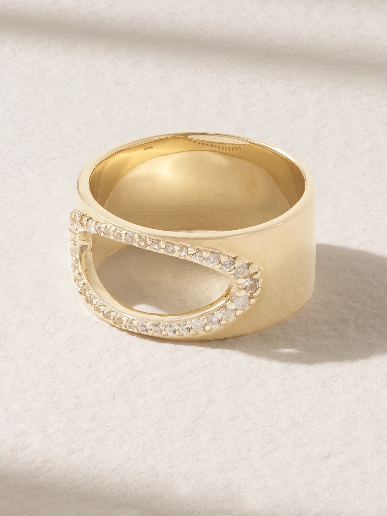 Pascale Monvoisin Gigi 9-karat Gold Sapphire Ring