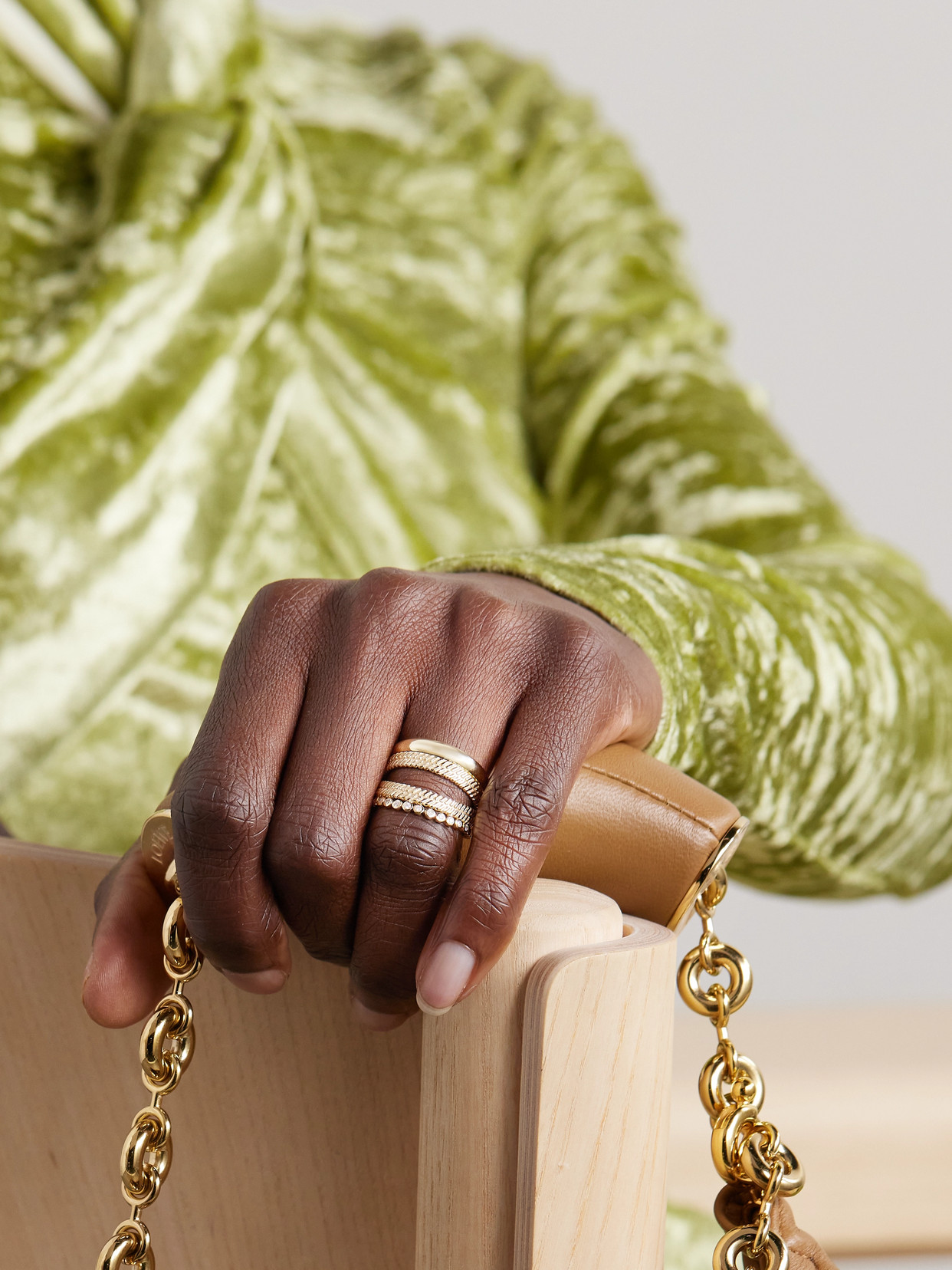 Pascale Monvoisin Jil N°4 9-karat Gold Diamond Ring In Gold