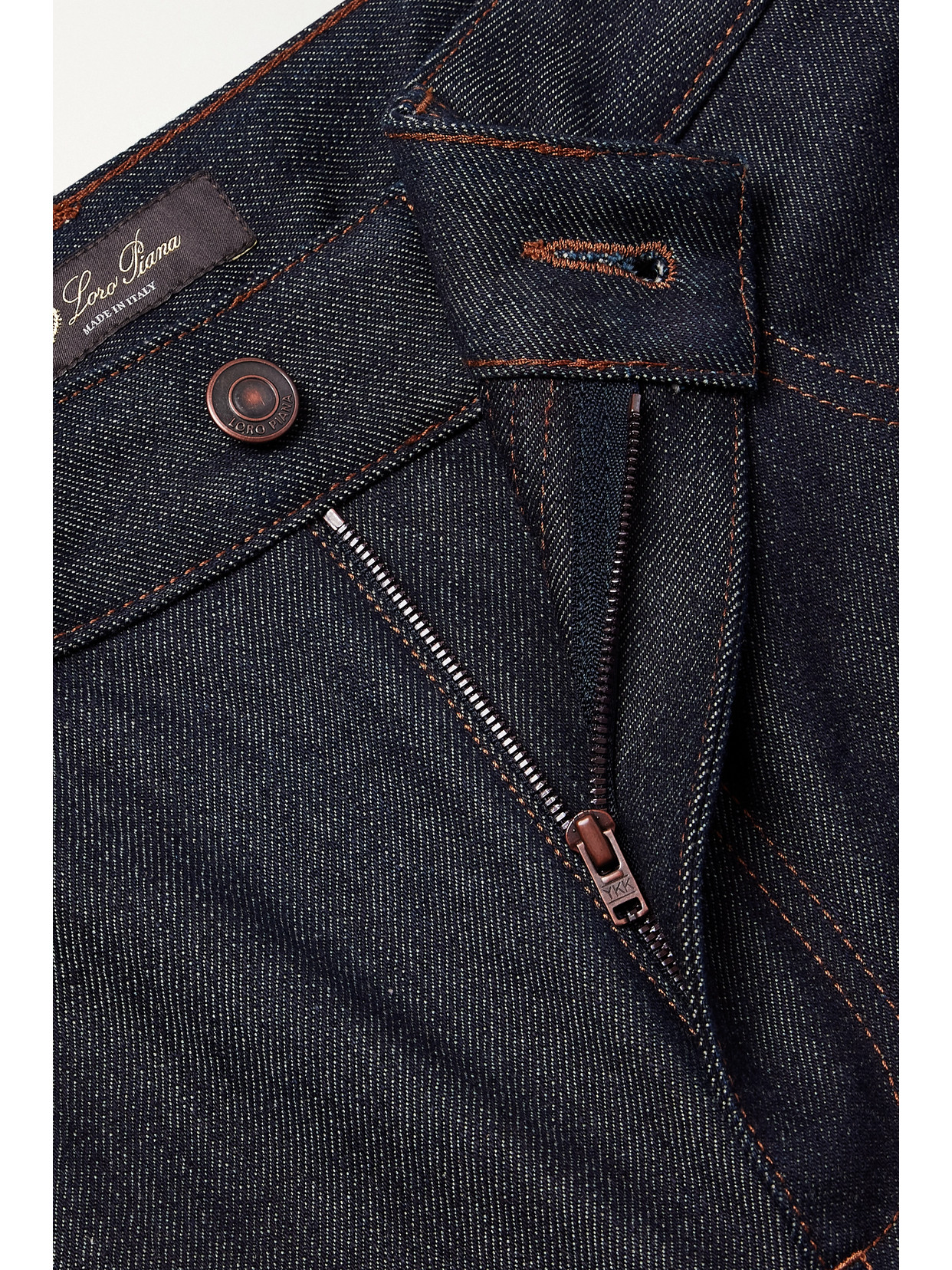 Loro Piana High-rise Straight-leg Jeans In Blue
