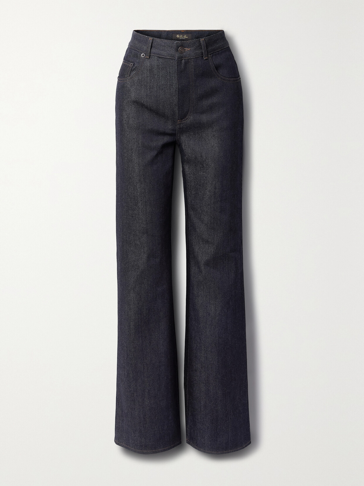 Loro Piana High-rise Straight-leg Jeans In Blue