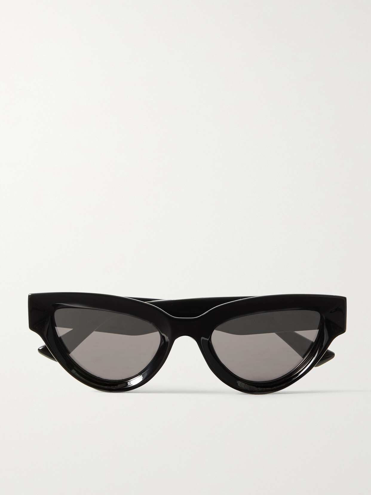 Bottega Veneta Injection Cat-eye Acetate Sunglasses In Black